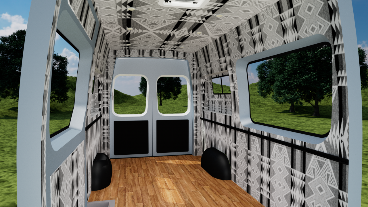 Alpine Van Works Transit 148 Extended Panel Kit - Insulated Finish