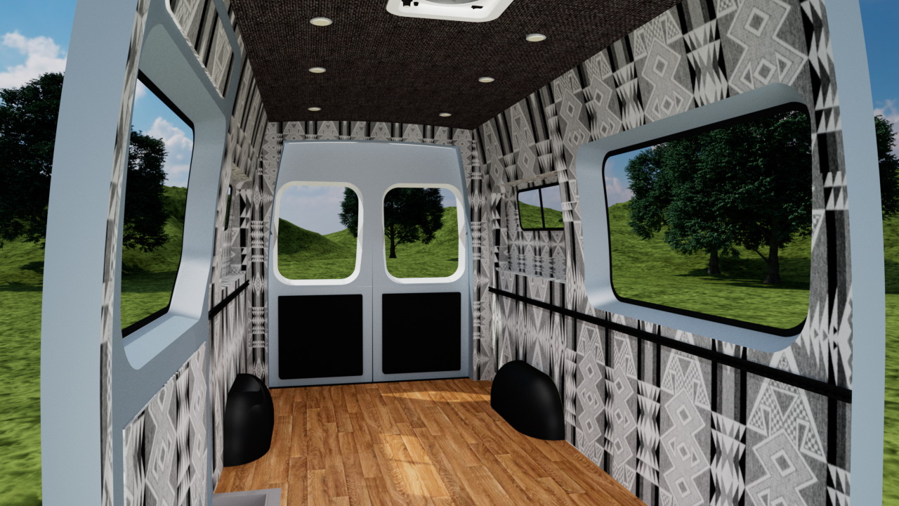 Alpine Van Works Transit 148 Extended Panel Kit - Insulated Finish