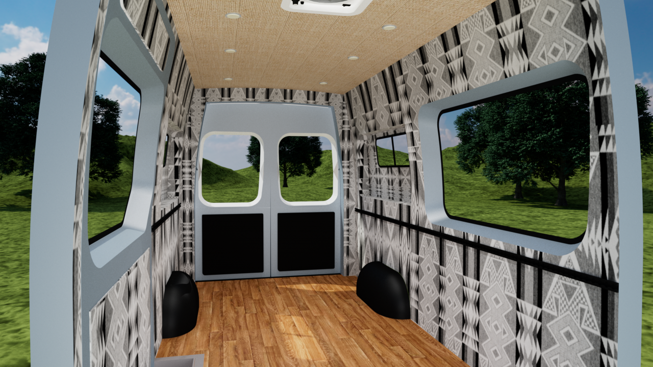 Alpine Van Works Transit 148 Extended Panel Kit - Insulated Finish