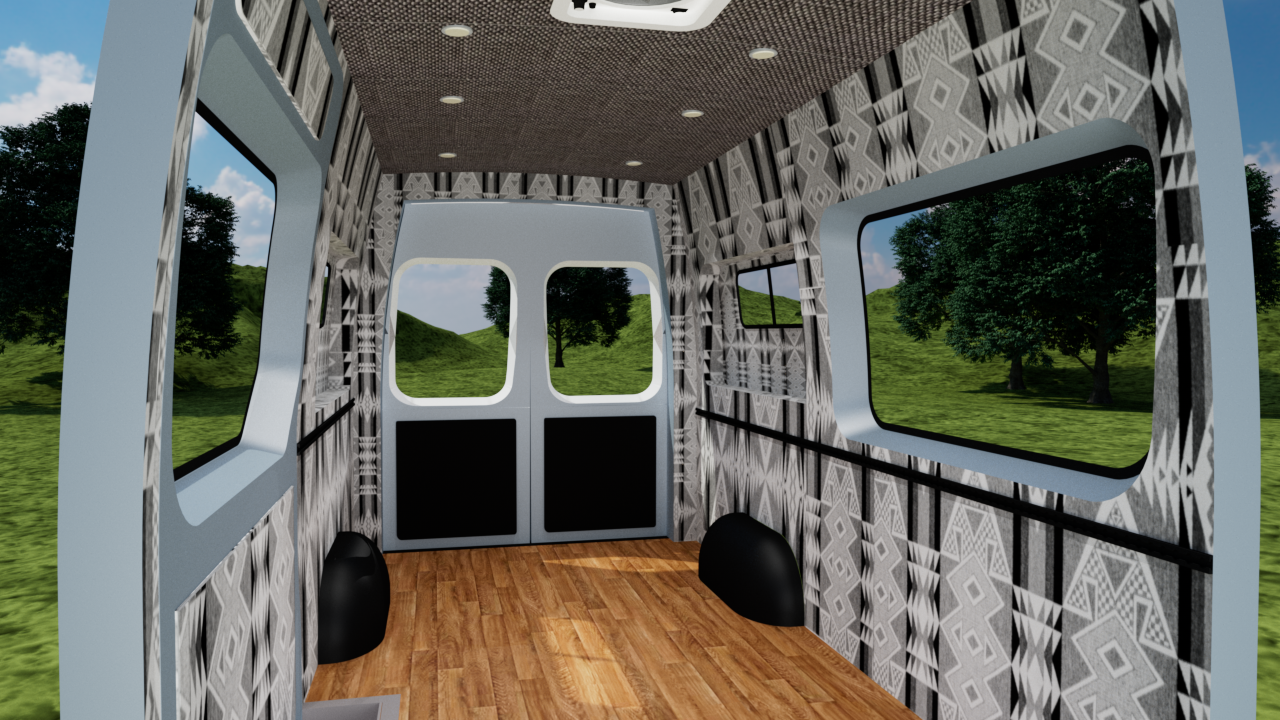 Alpine Van Works Transit 148 Extended Panel Kit - Insulated Finish