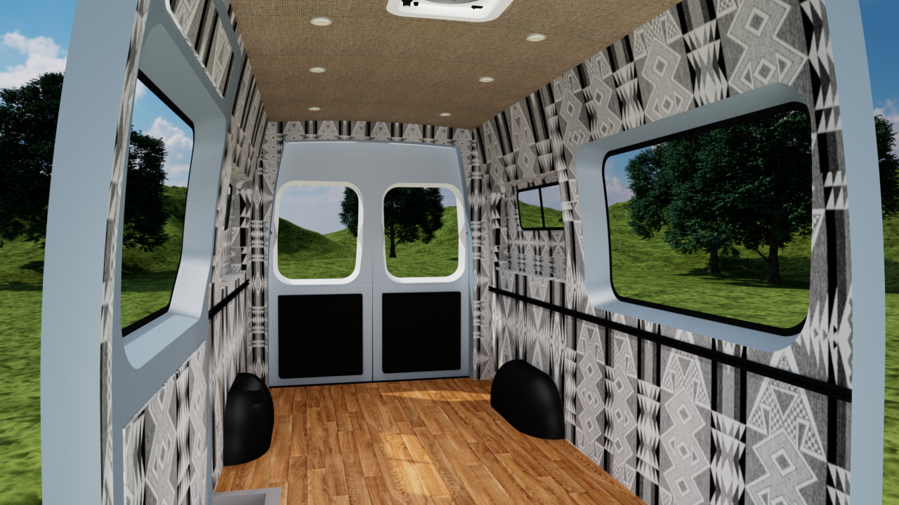 Alpine Van Works Transit 148 Extended Panel Kit - Insulated Finish