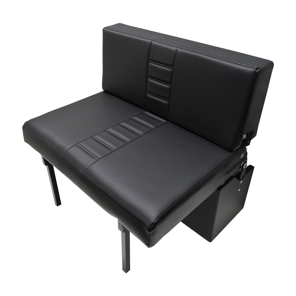 RB Components 34-Inch Folding Bench - Carbon Fiber Vinyl