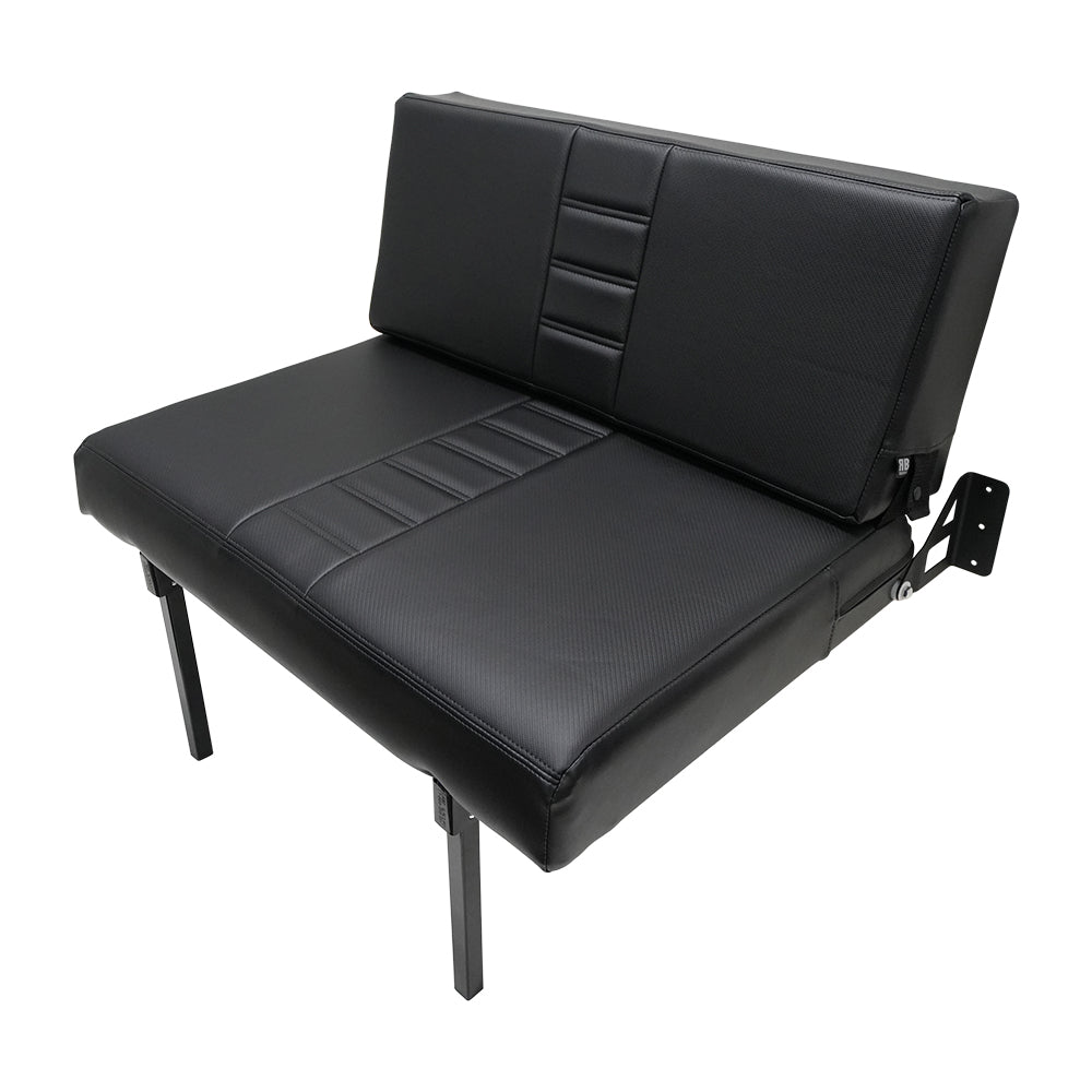 RB Components 34-Inch Folding Bench - Carbon Fiber Vinyl