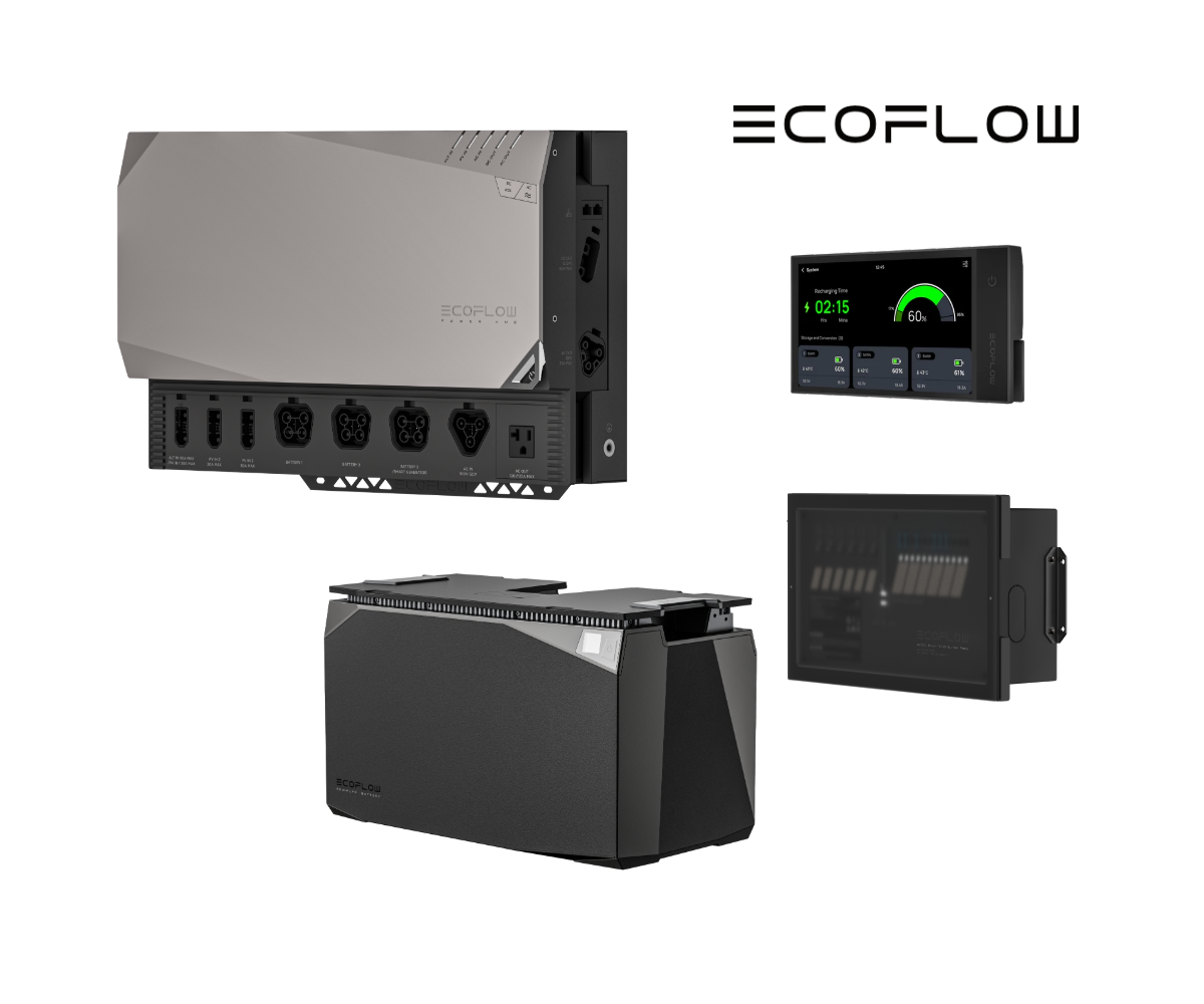 3.6 kW EcoFlow Power Kit (5 kWh) - Integrated 48V Power
