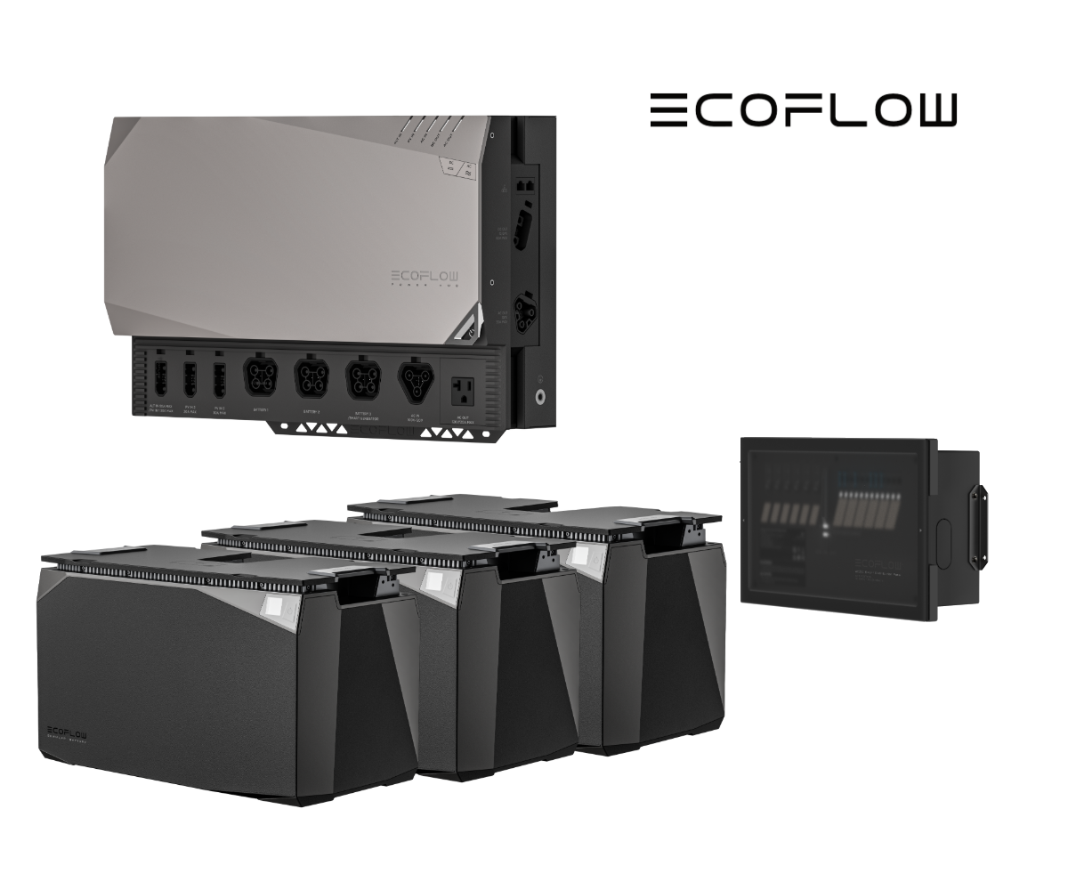 3.6 kW EcoFlow Power Kit (15 kWh) - Integrated 48V Power