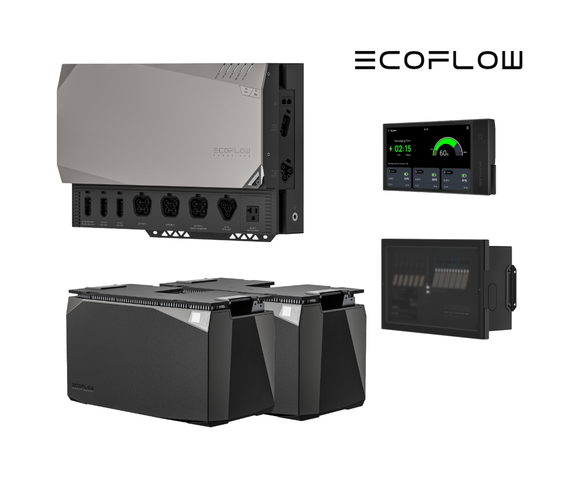 3.6 kW EcoFlow Power Kit (10 kWh) - Integrated 48V Power