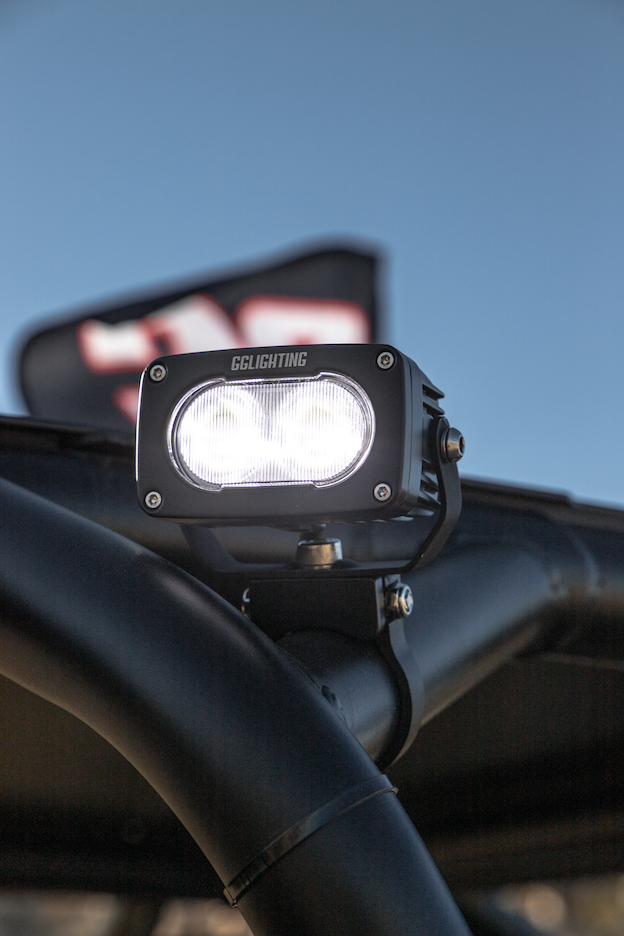 GGLighting GP10 Offroad LED Pod Bundle Dual Color With Free Wiring Harness - Off-Road LED Pod Bundle