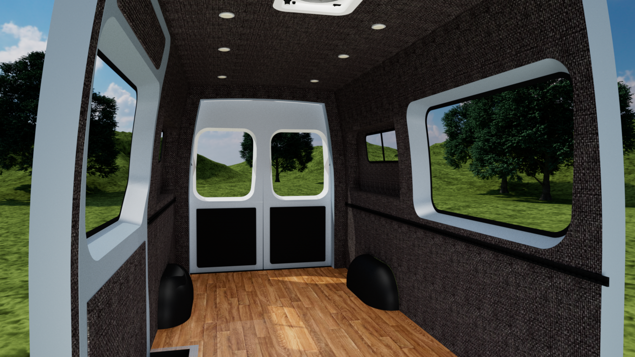 Alpine Van Works Transit 148 Extended Panel Kit - Insulated Finish