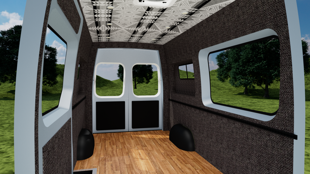 Alpine Van Works Transit 148 Extended Panel Kit - Insulated Finish