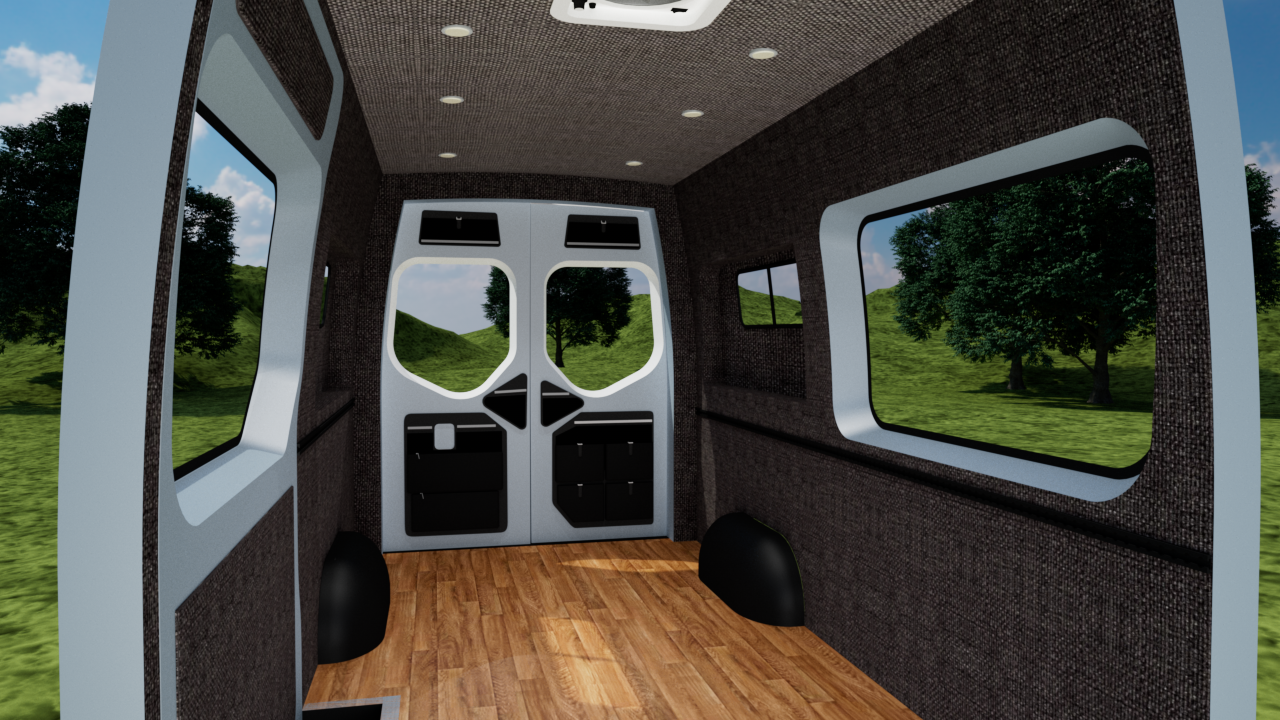 Alpine Van Works Sprinter 144 Low Roof Panel Kit - Insulated Finish