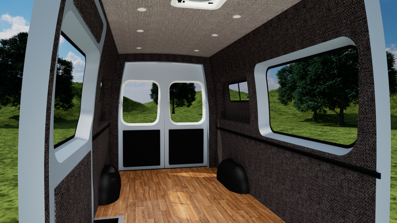 Alpine Van Works Transit 148 Extended Panel Kit - Insulated Finish