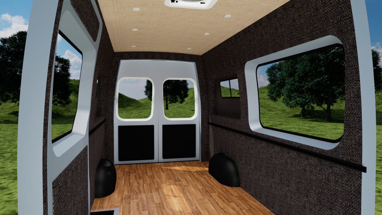 Alpine Van Works Transit 148 Extended Panel Kit - Insulated Finish