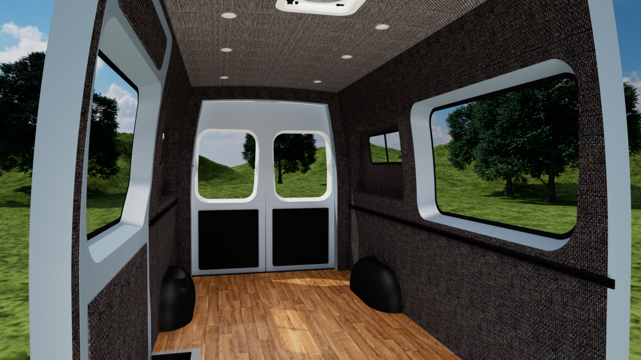Alpine Van Works Transit 148 Extended Panel Kit - Insulated Finish
