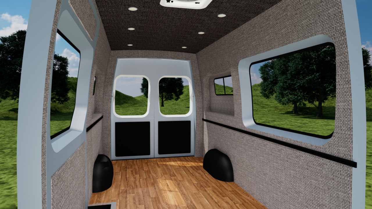 Alpine Van Works Transit 148 Extended Panel Kit - Insulated Finish