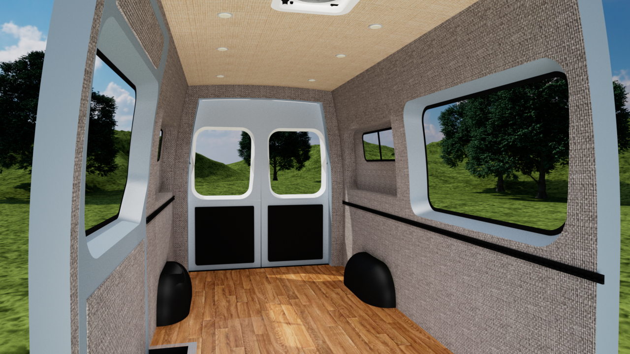 Alpine Van Works Transit 148 Extended Panel Kit - Insulated Finish