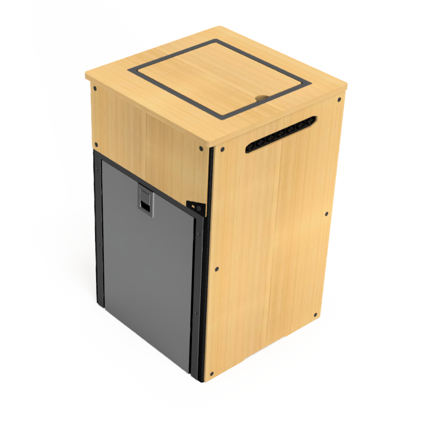 Rigwell Made Grub Fridge Cab - Modular Galley Base
