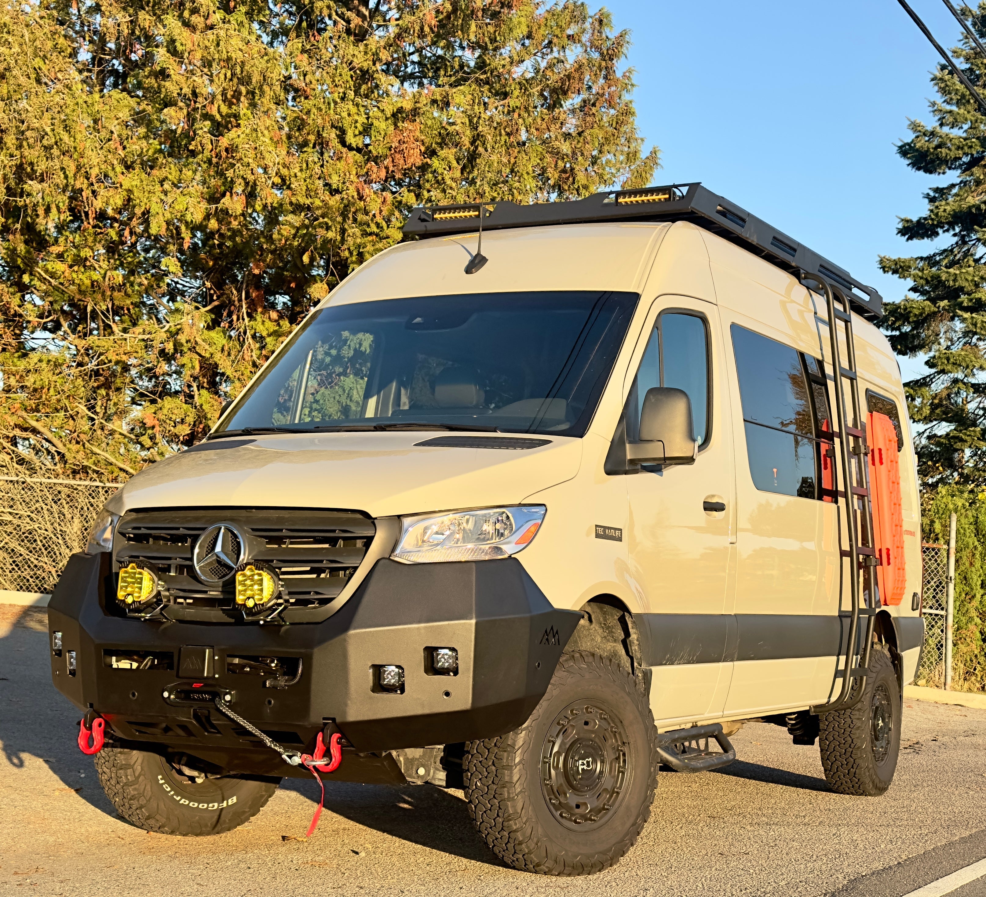 Tec Vanlife Sprinter Running Boards - Modular Drop-Down