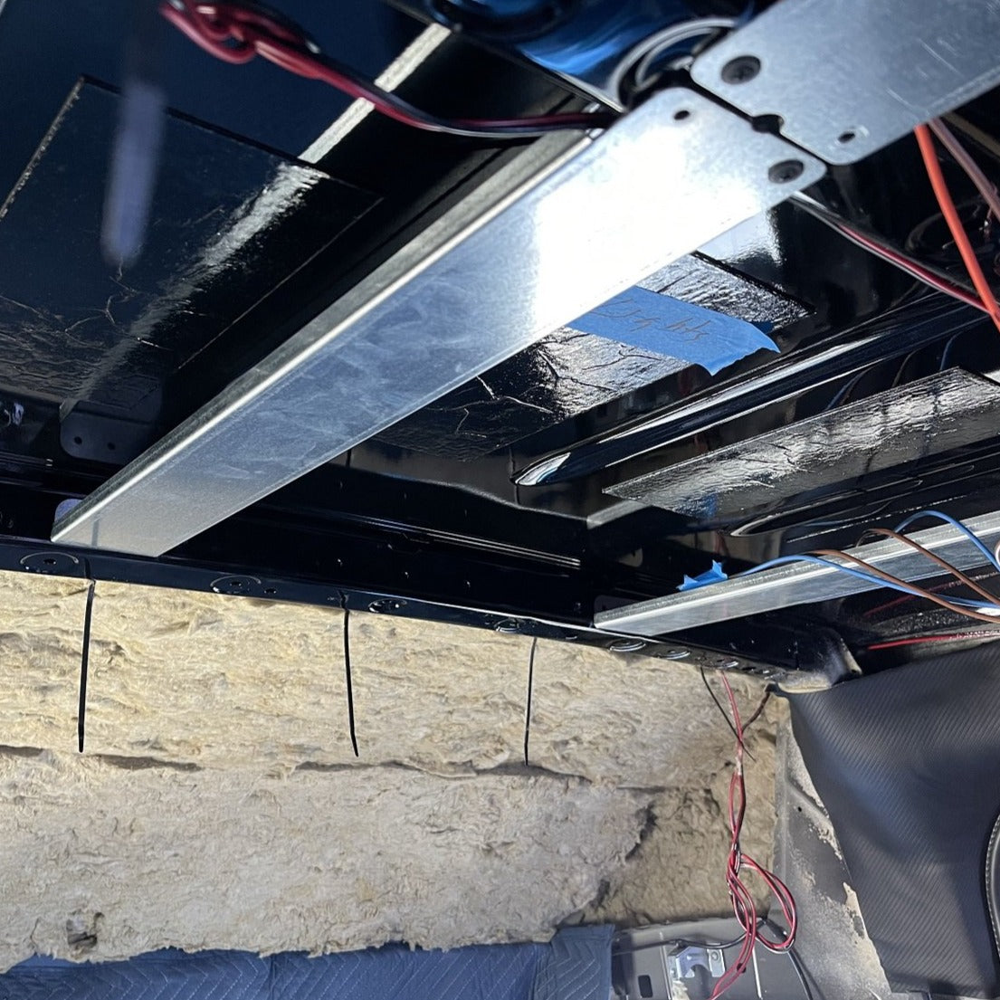 RB Components Sprinter 170 Extended Ceiling Braces - L-Track Support