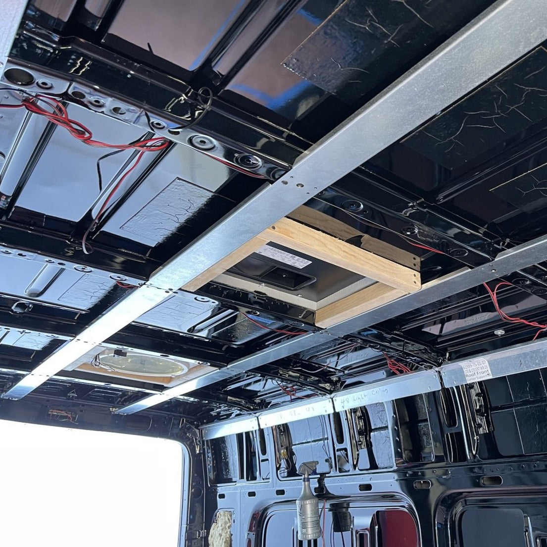 RB Components Sprinter 170 Extended Ceiling Braces - L-Track Support