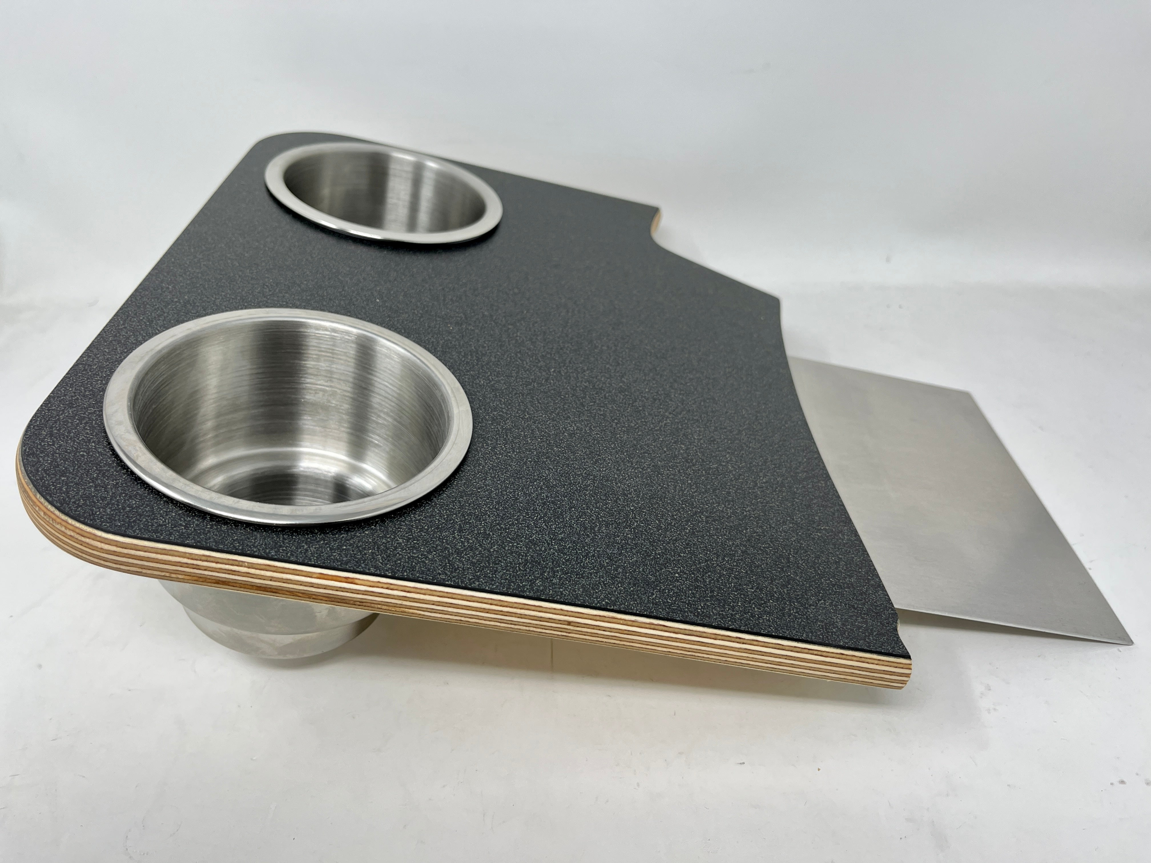 Weekender Outdoors Sprinter Cupholder Snack Tray-Charcoal Matrix