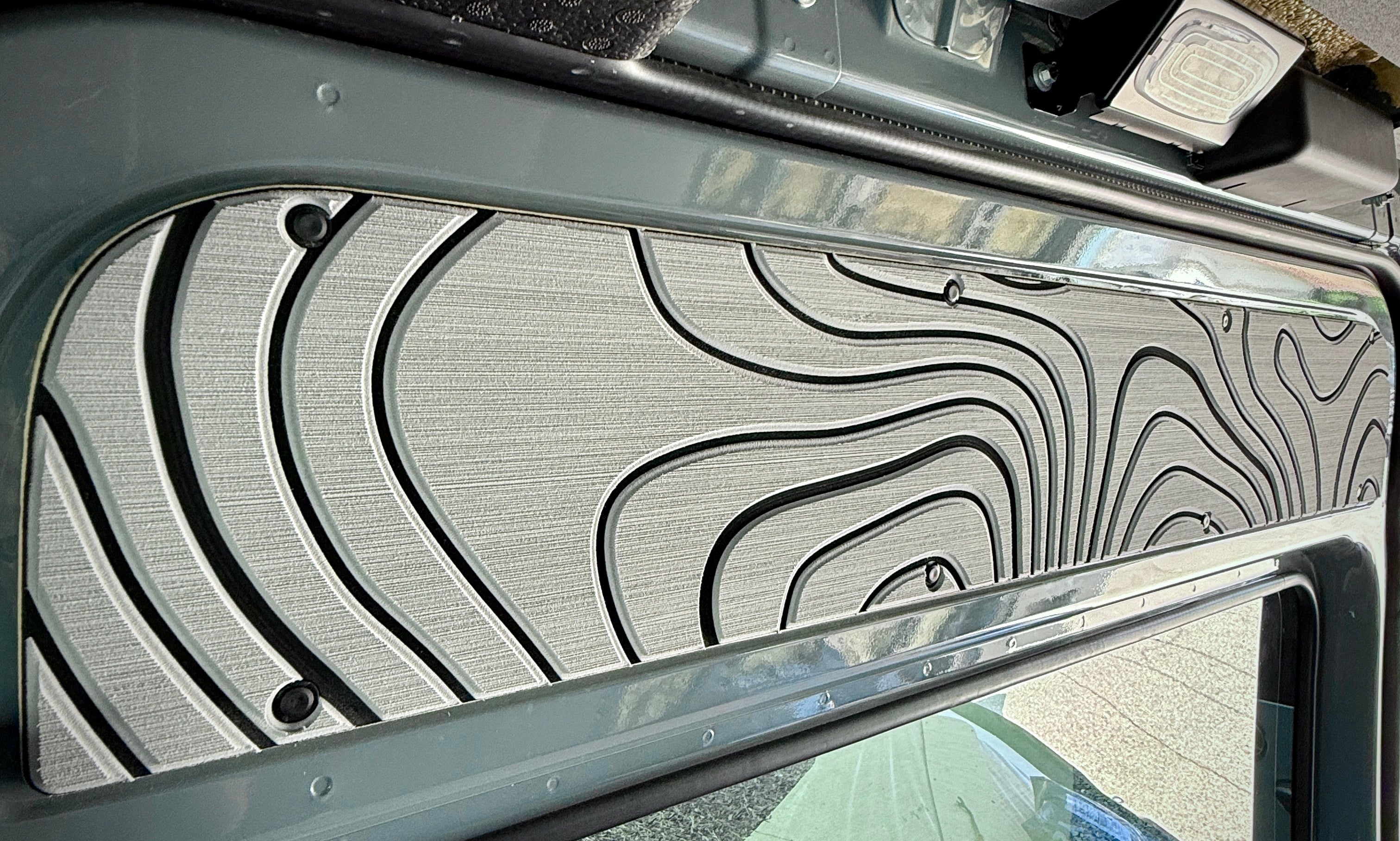 Sandy Vans Sprinter Slider Door Panel (Topo Design)