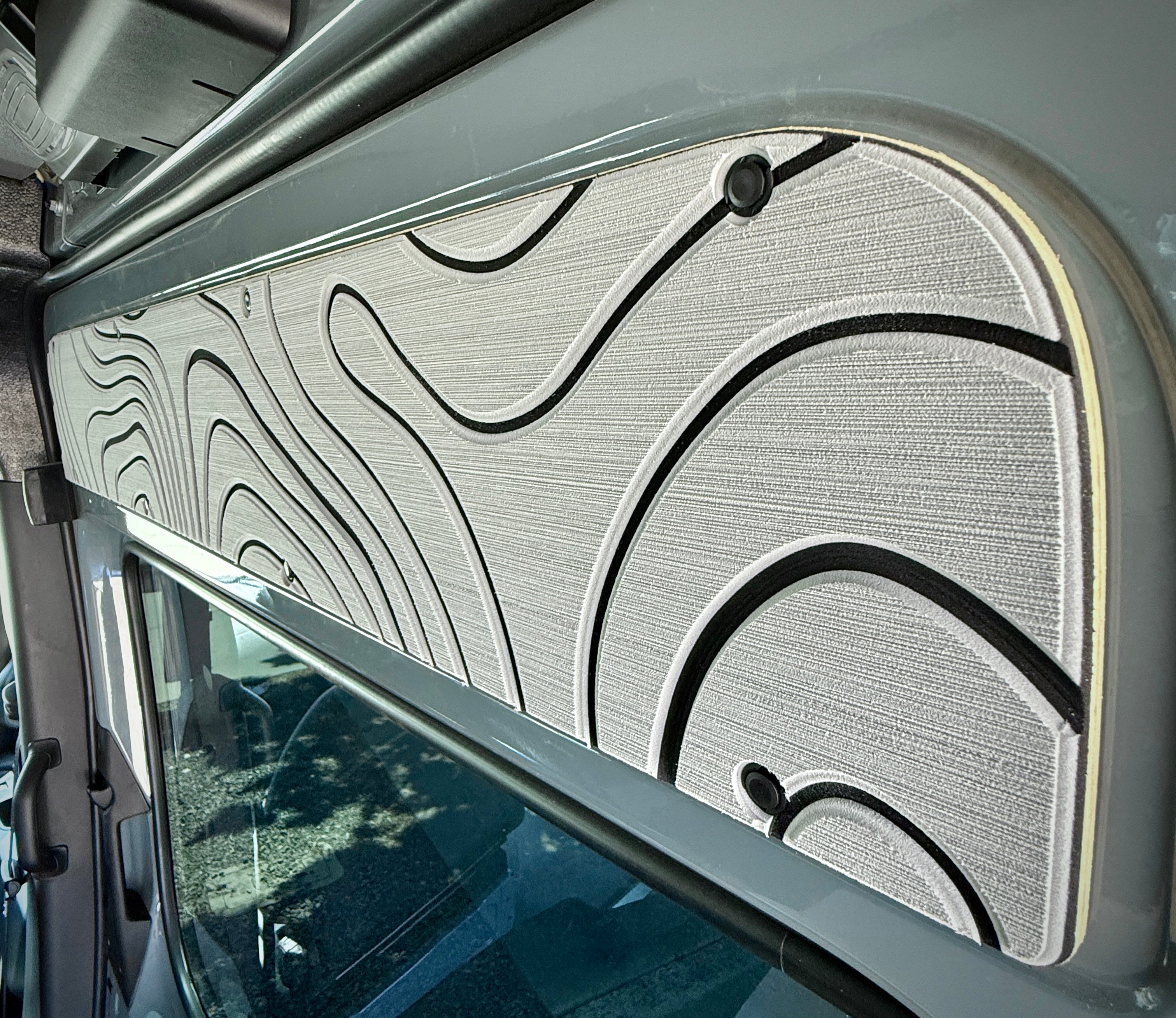 Sandy Vans Sprinter Slider Door Panel (Topo Design)