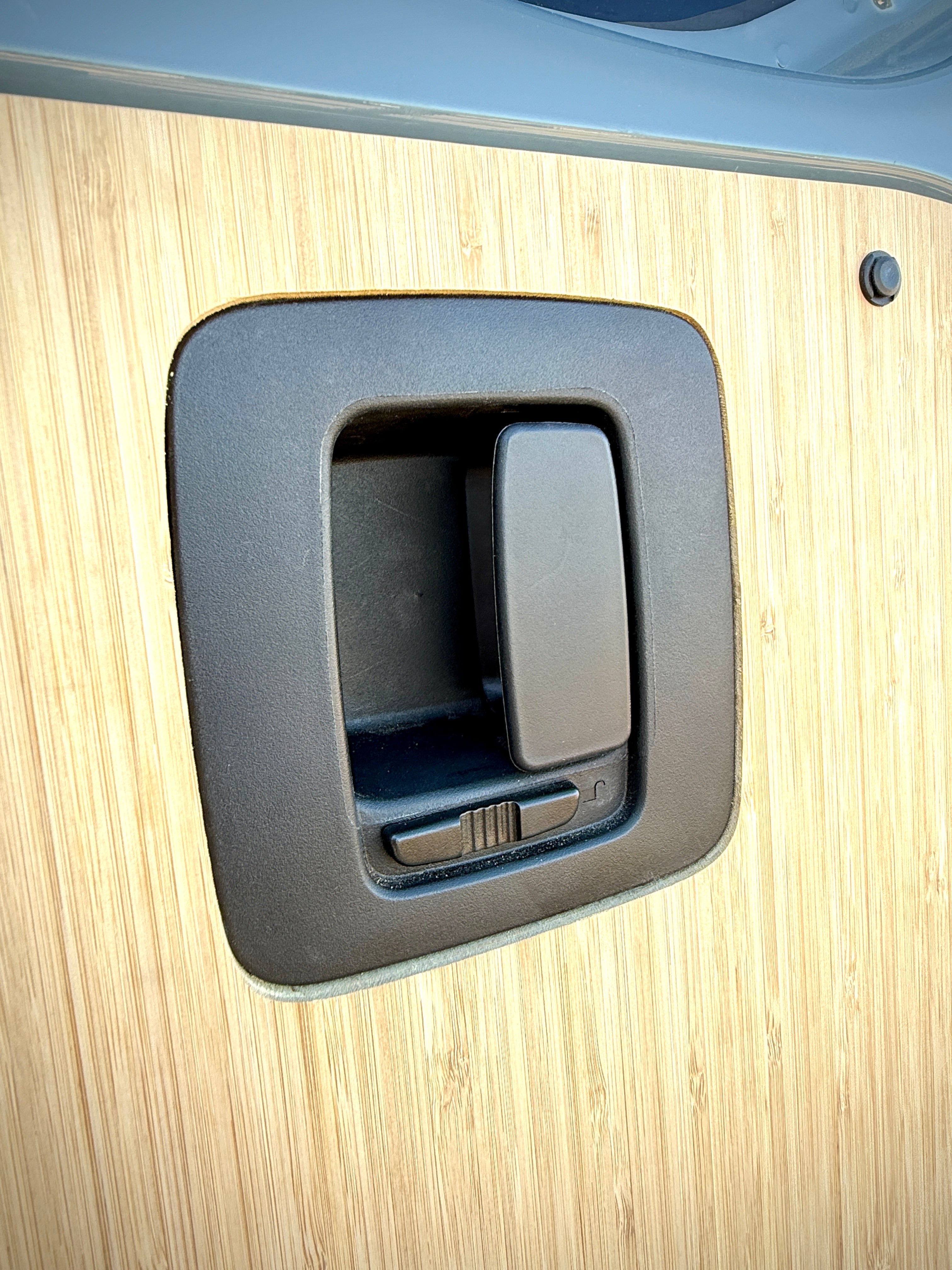 Sandy Vans Sprinter Lower Rear Door Panels (Amber Bamboo)