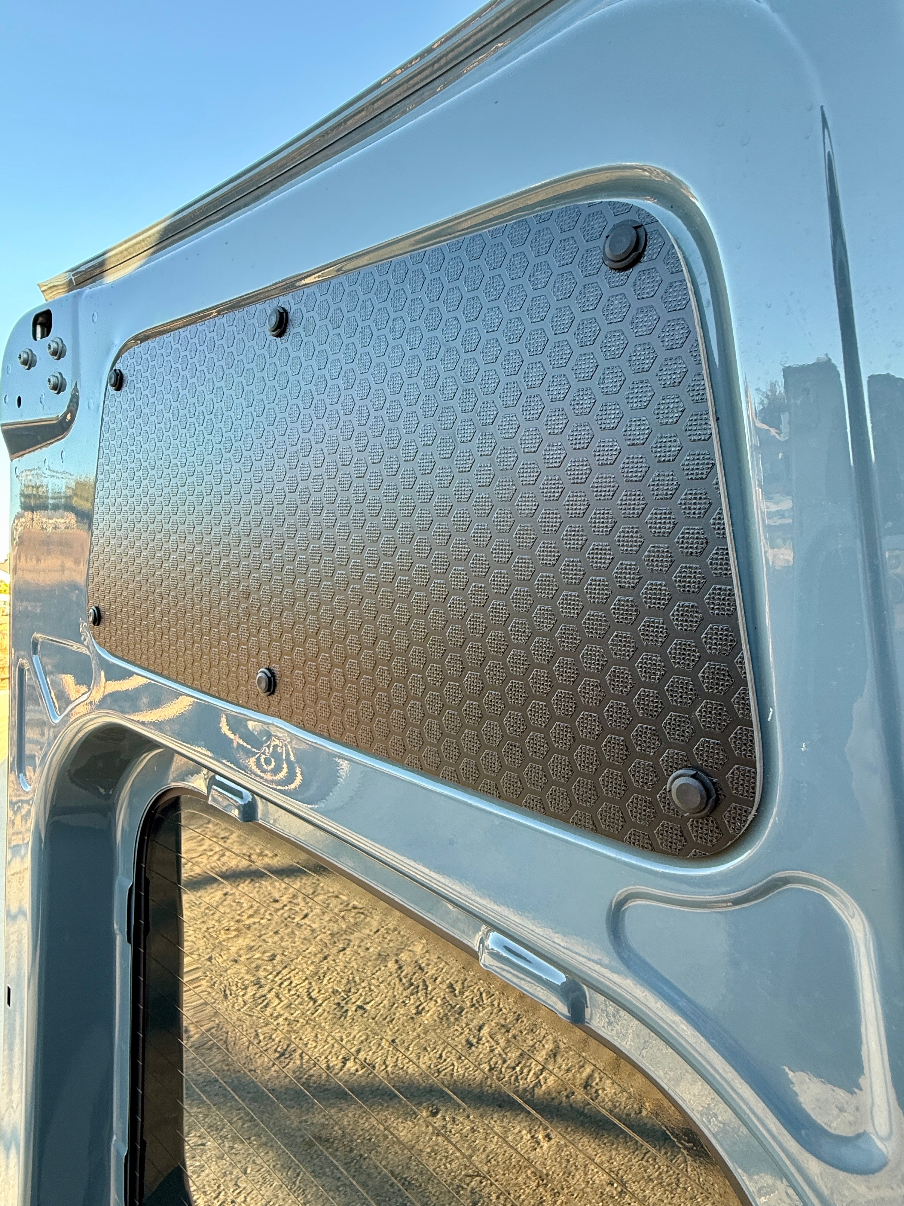 Sandy Vans Sprinter Slider Door Panel (Black-Hex)