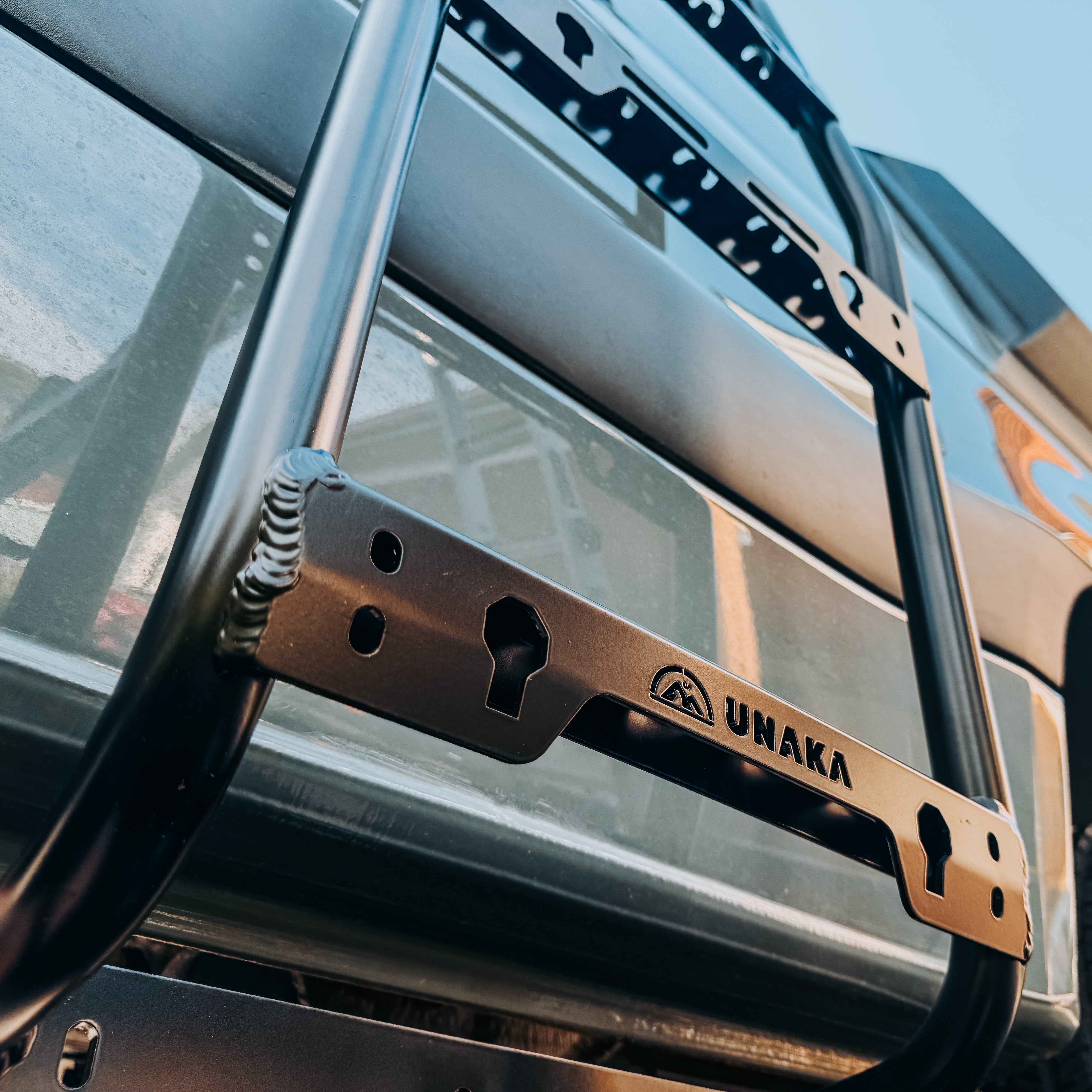 Unaka Gear Co. Mercedes Sprinter Side Mount Ladder - Exterior Roof Access