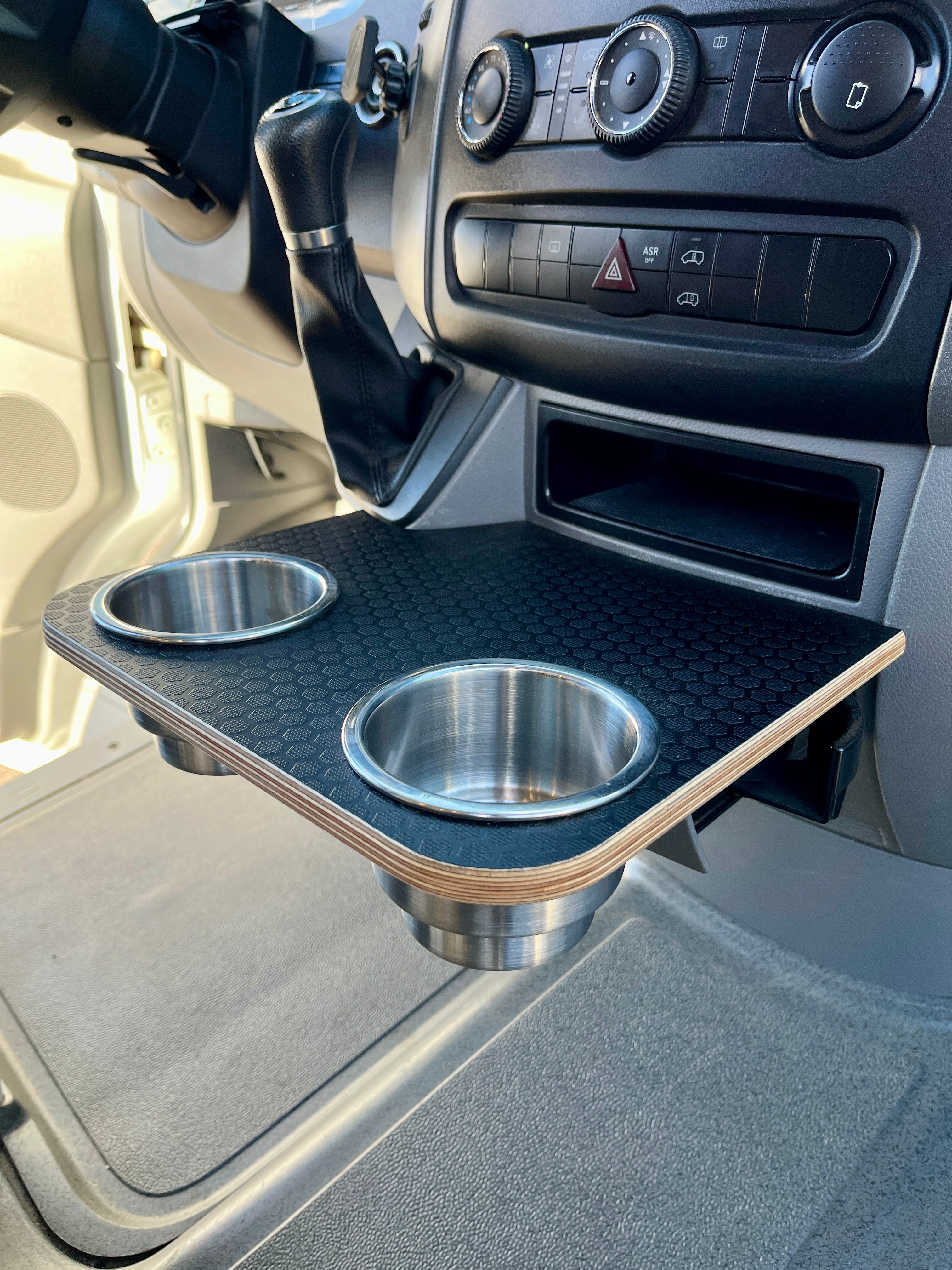 Cactus Creations Sprinter Cupholder Snack Tray-Black Hex (NCV3 2006-2018)