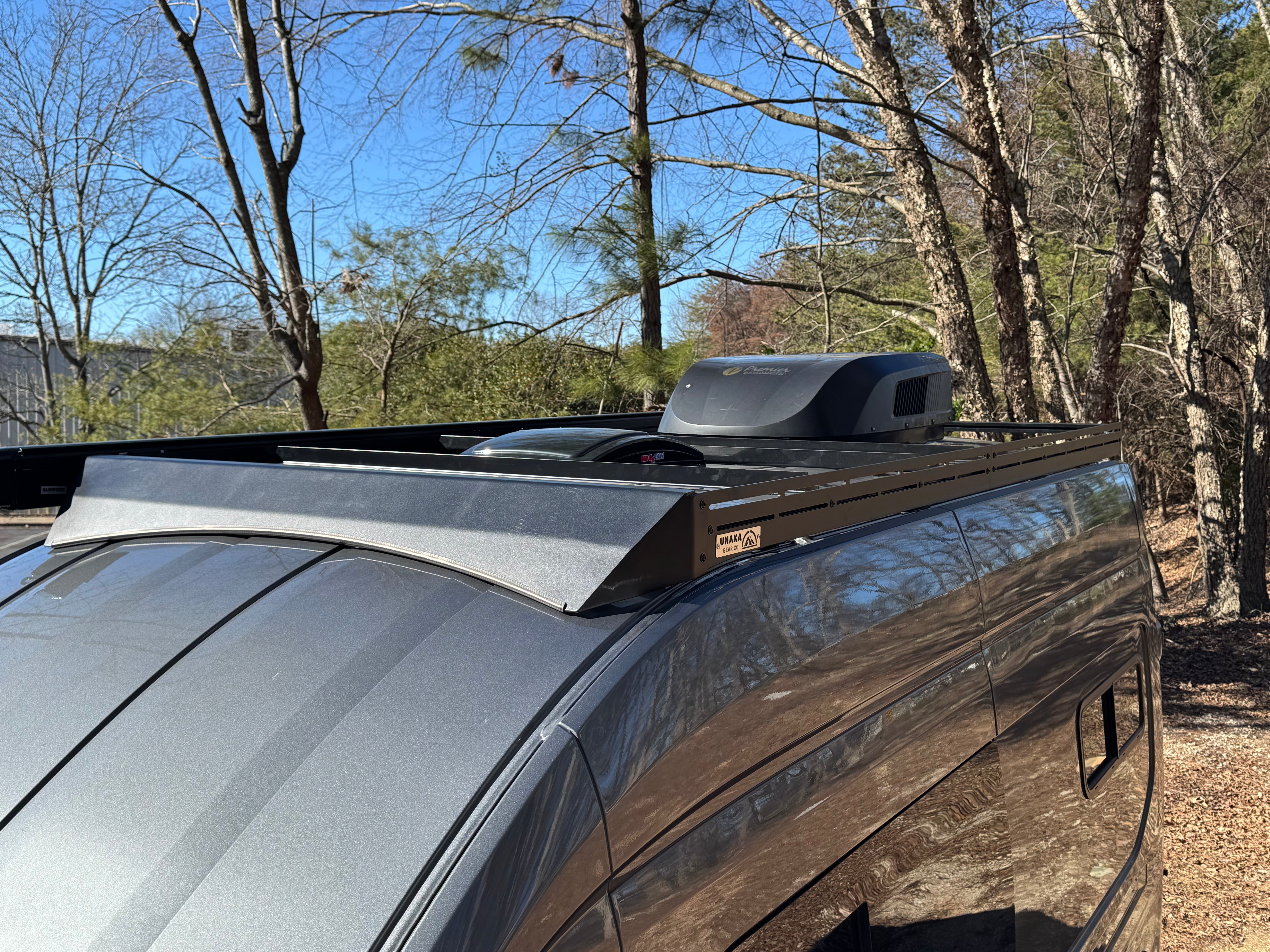 Unaka Gear Co. Ford Transit Roof Rack - Premium - 148" High Roof - Modular Roof Rack System