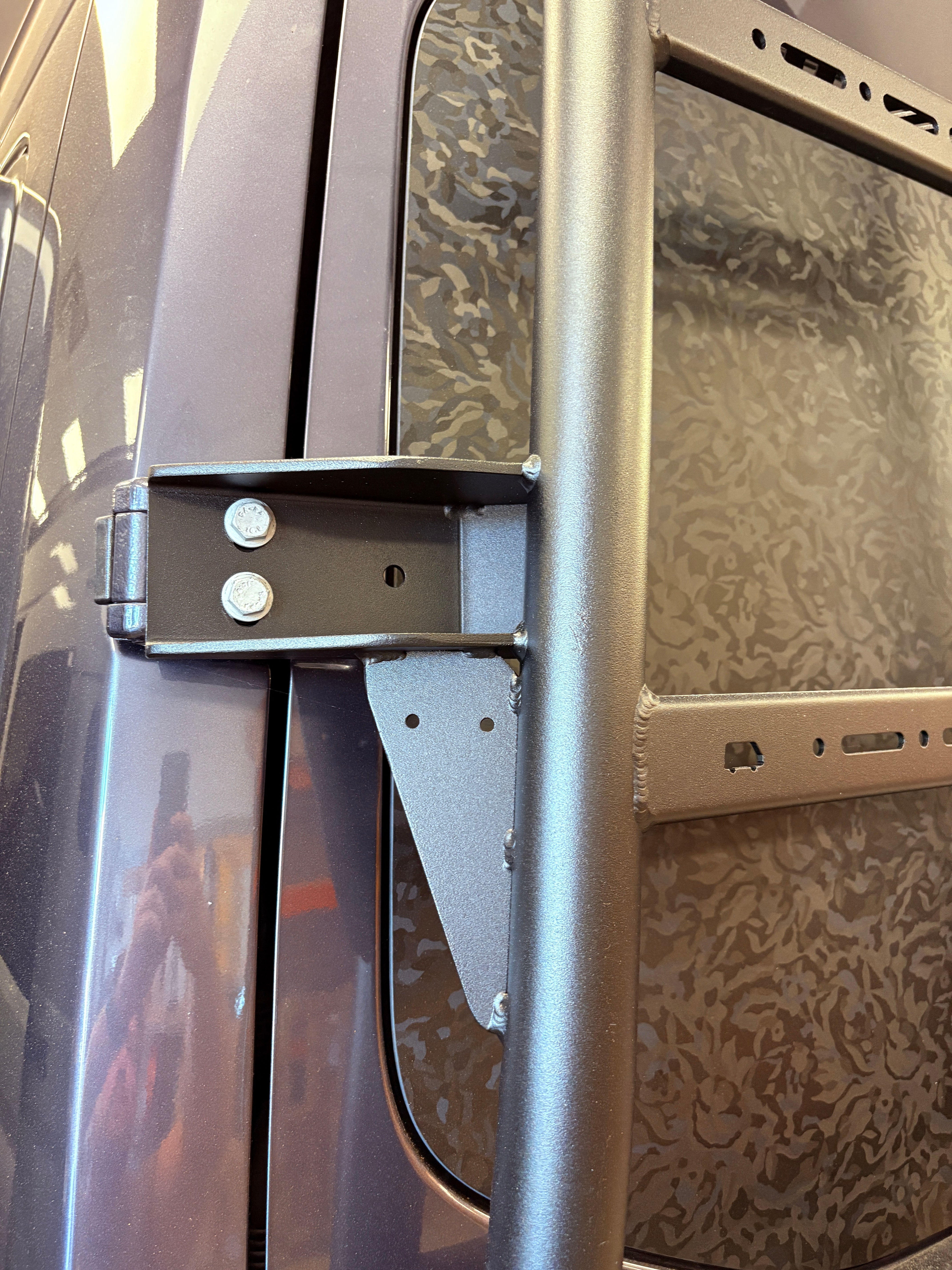ROVER VANS SPRINTER REAR DOOR LADDER & TIRE CARRIER (2019+) - 2025 EDITION