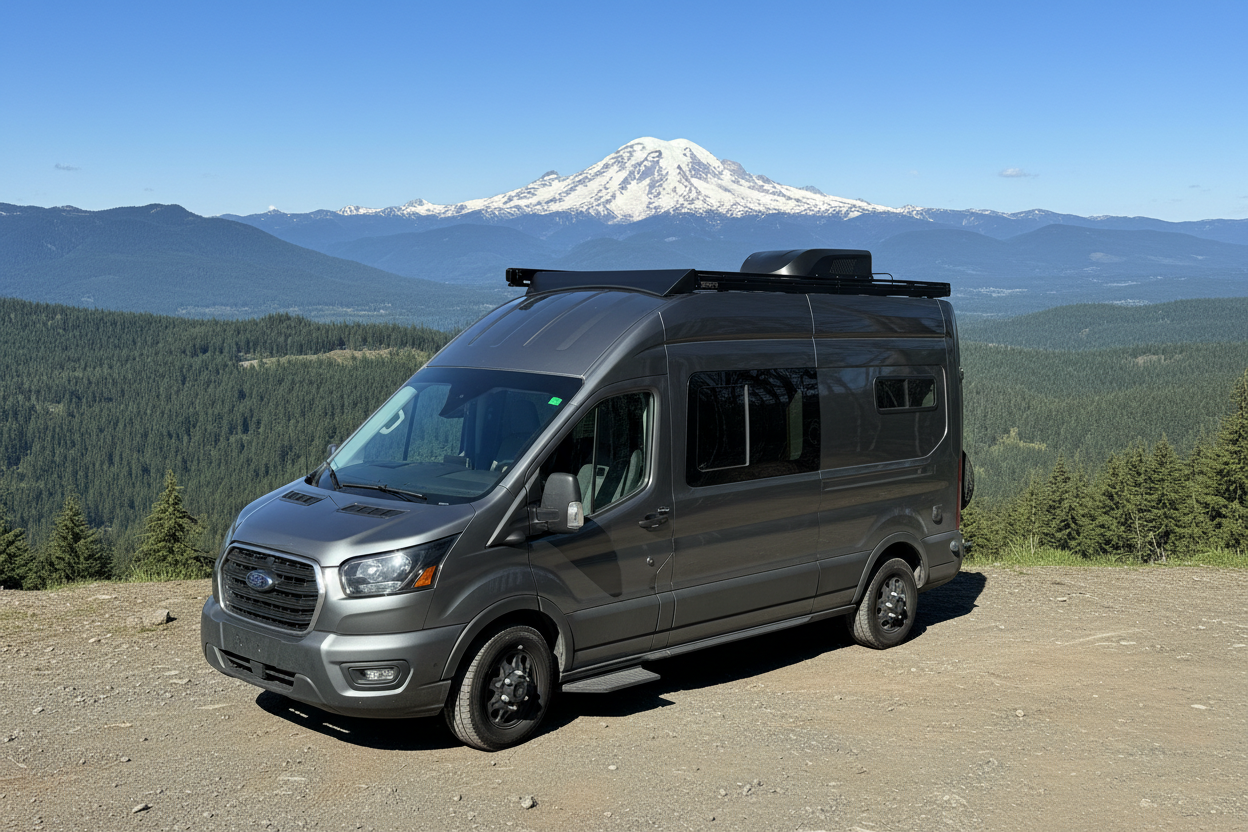 Unaka Gear Co. Ford Transit Roof Rack - Premium - 148" High Roof - Modular Roof Rack System