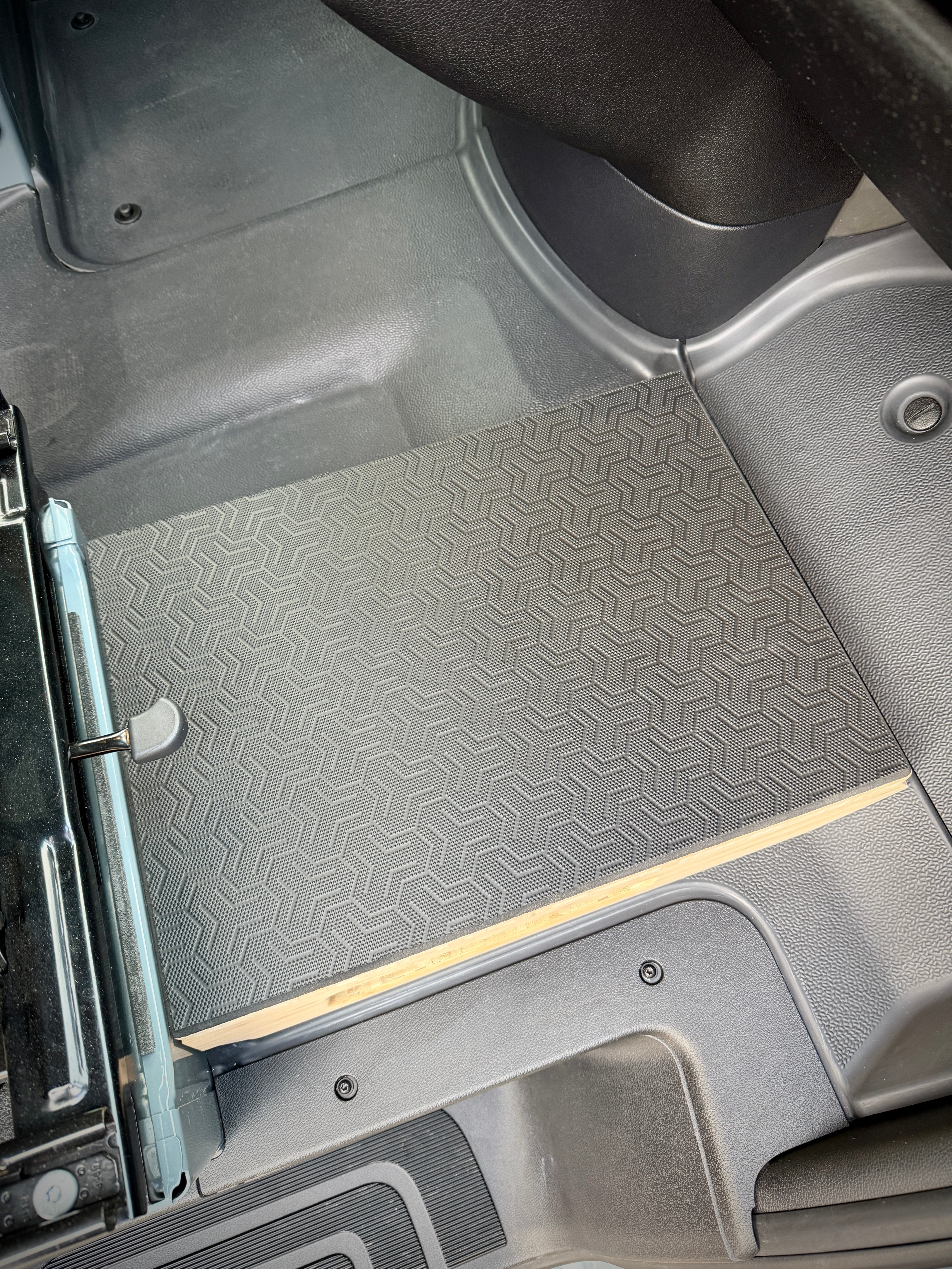Weekender Outdoors Passenger Footrest + Hidden Storage for Sprinter Vans (2006-Present)