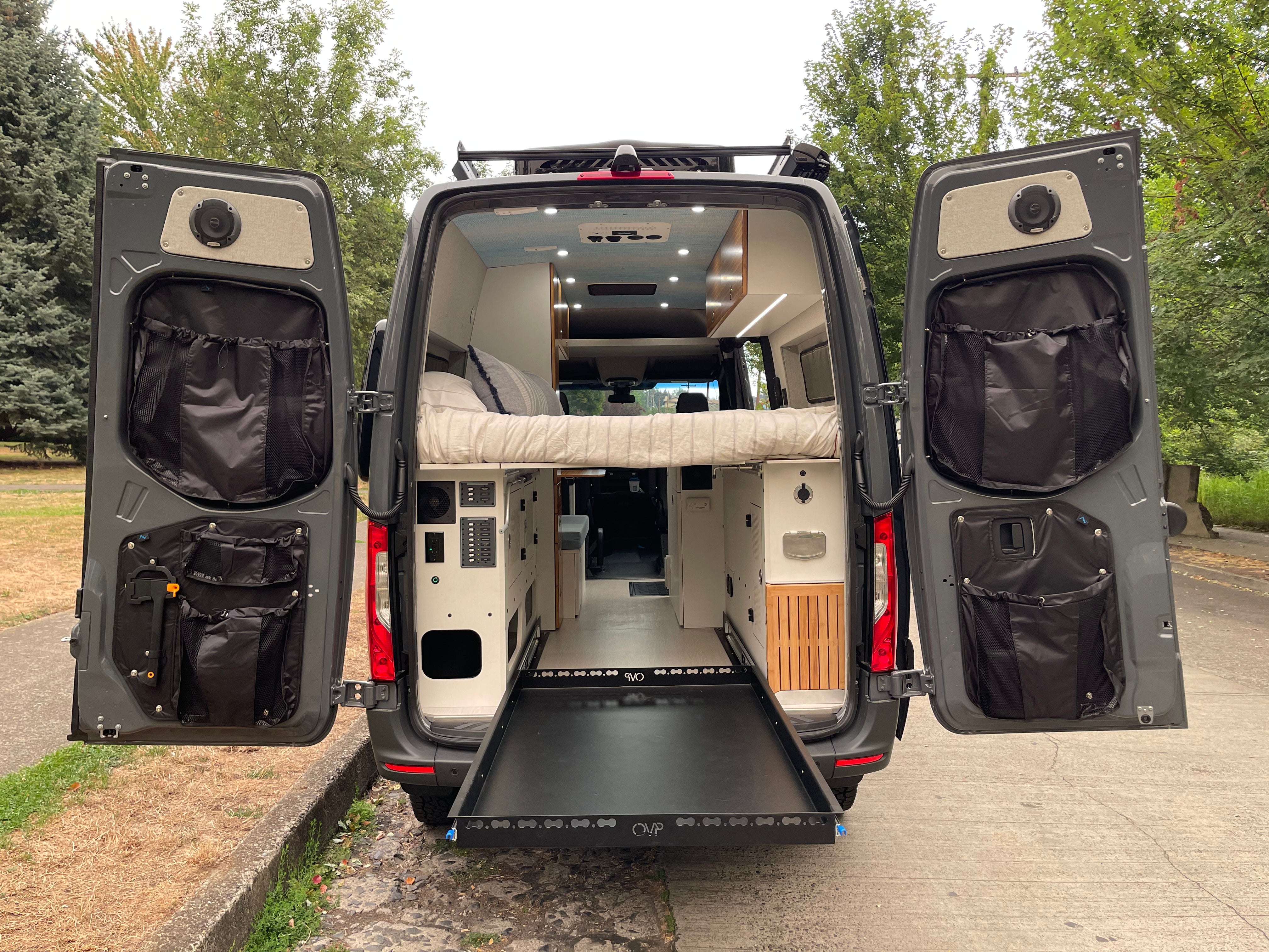 Alpine Van Works Sprinter and Transit Mid-Door Bags - Removable Storage