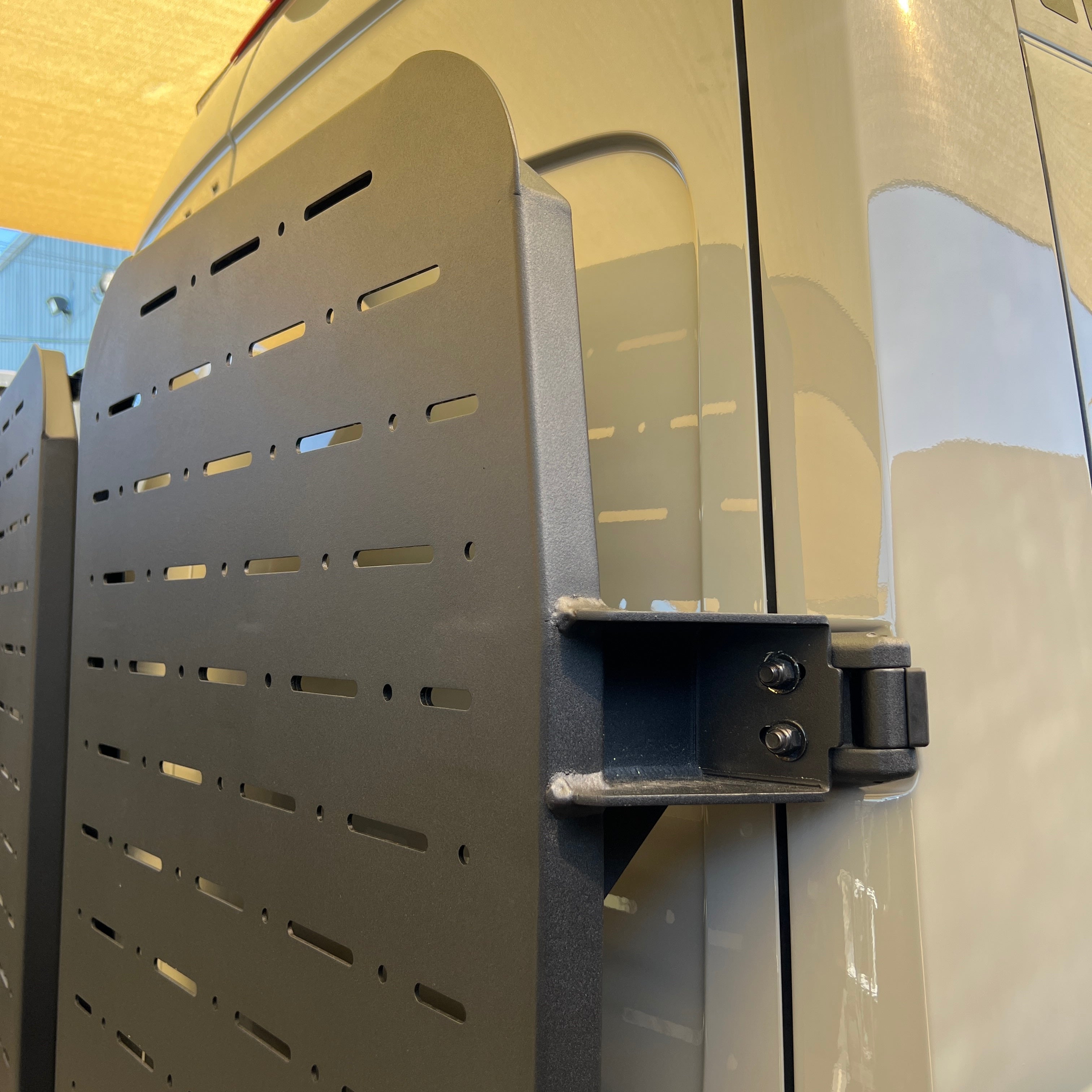 RB Components 2019+ Sprinter Rear Door Gear Rack - Modular Mount