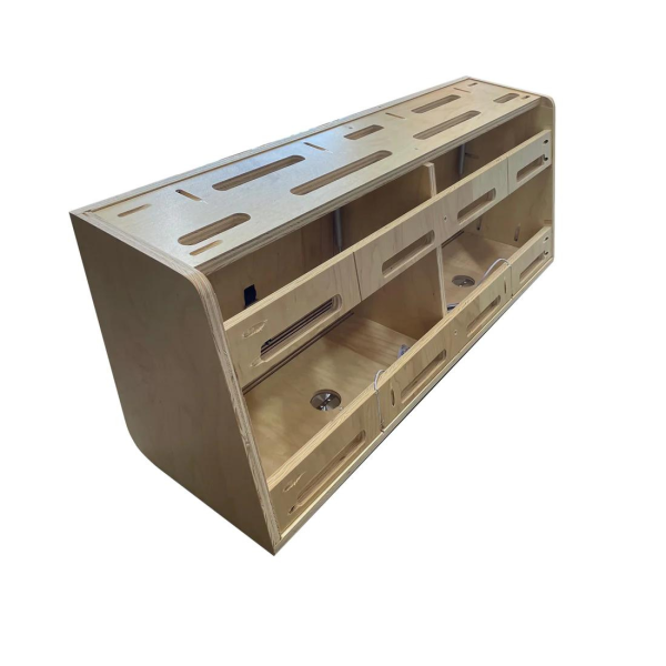 SERG SUPPLY ROUNDED OVERHEAD CAMPERVAN CABINETS