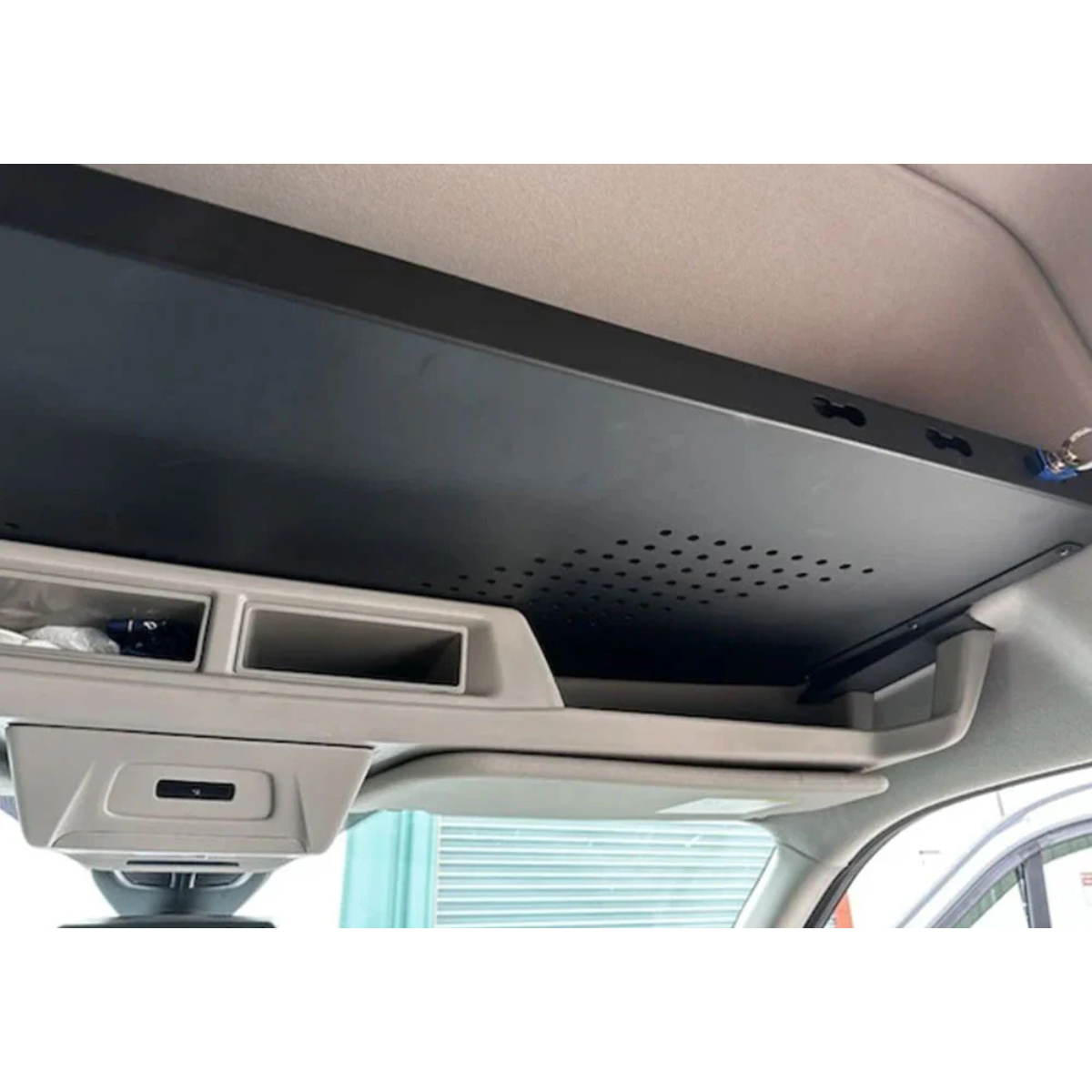 Rigwell Made Transit Headliner Shelf - Curtain-Ready Storage