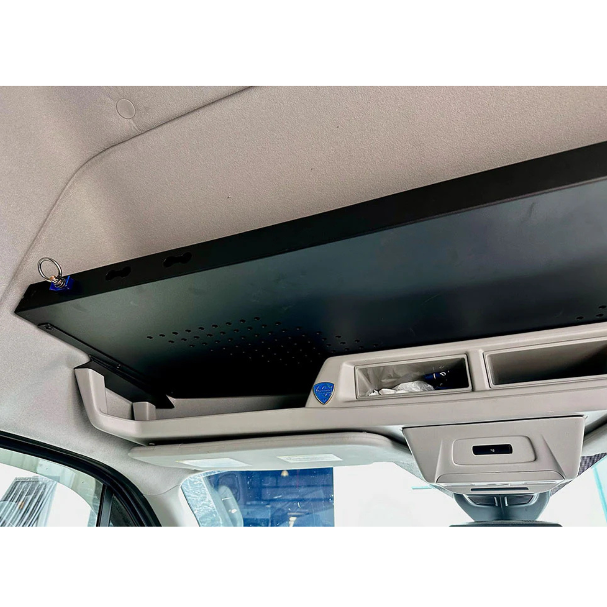 Rigwell Made Transit Headliner Shelf - Curtain-Ready Storage