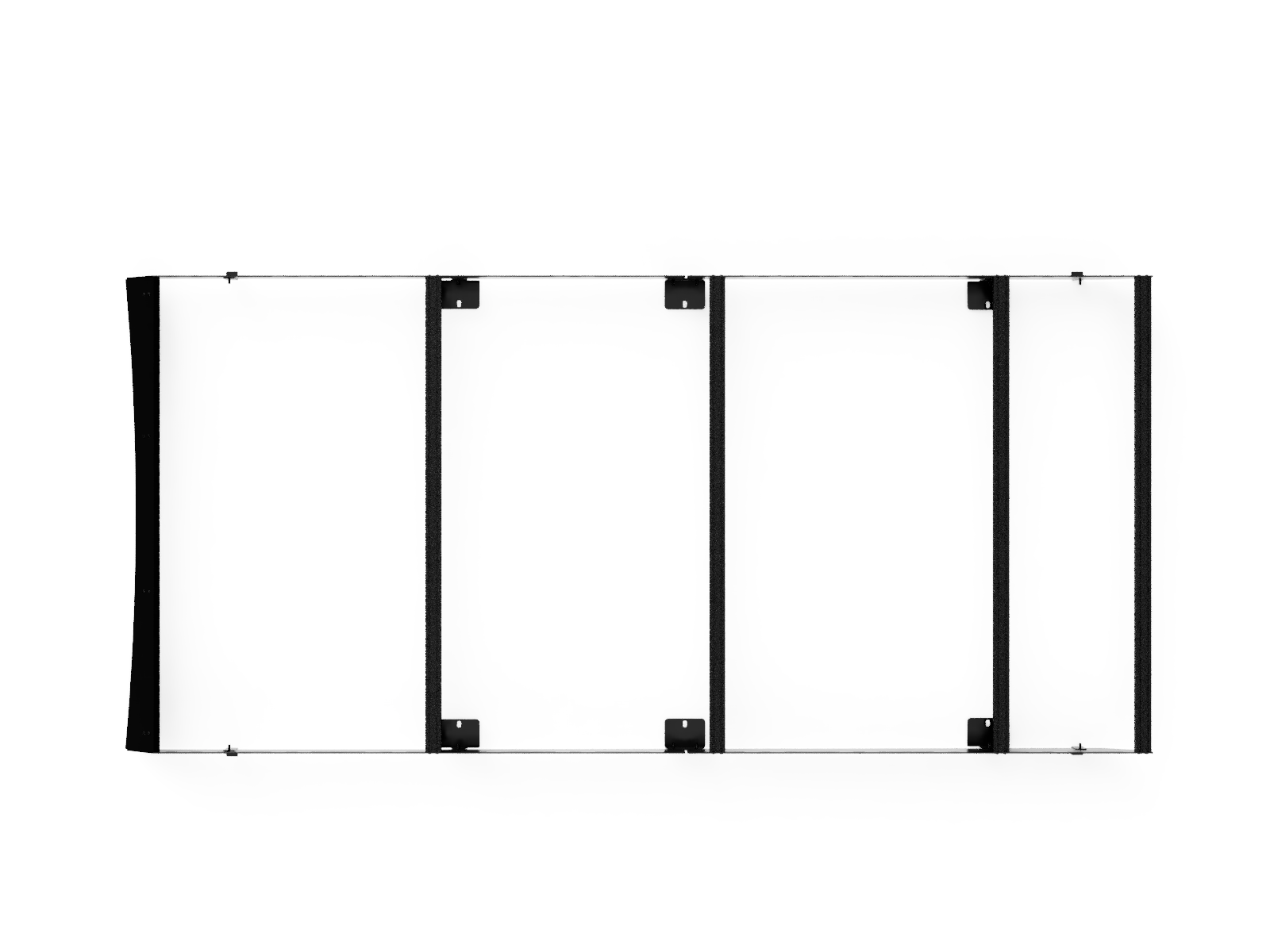 WHITE TOP ADVENTURES TRANSIT 130" LOW ROOF STRATA ROOF RACK