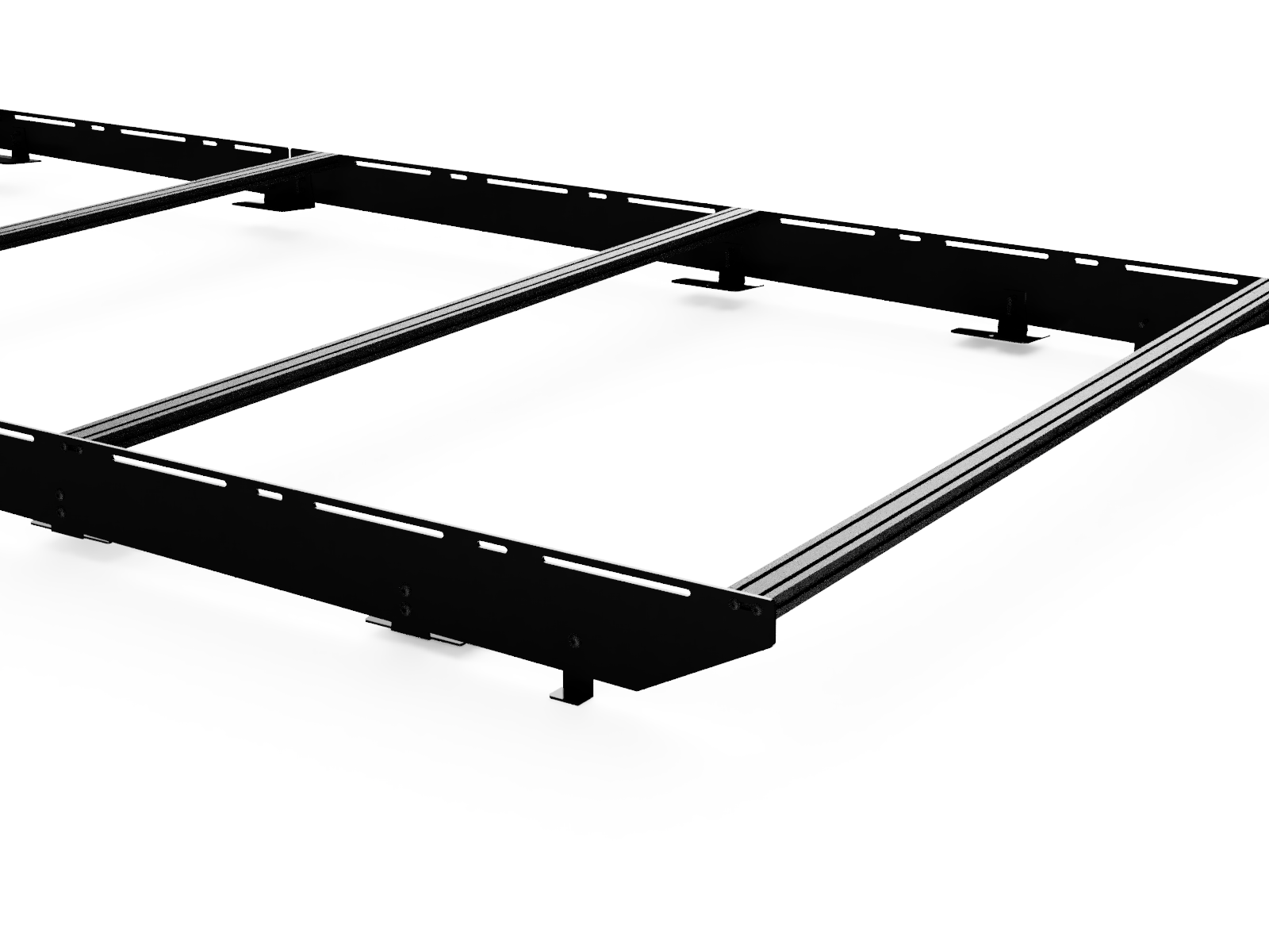 WHITE TOP ADVENTURES TRANSIT 148" LOW ROOF STRATA ROOF RACK