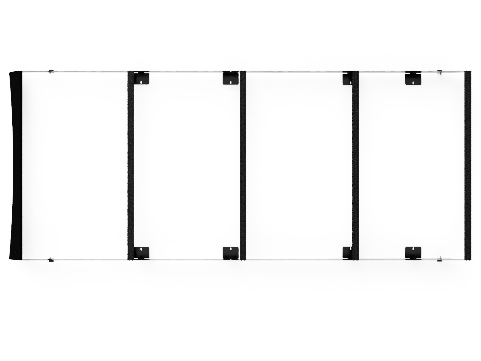 WHITE TOP ADVENTURES TRANSIT 148" LOW ROOF STRATA ROOF RACK