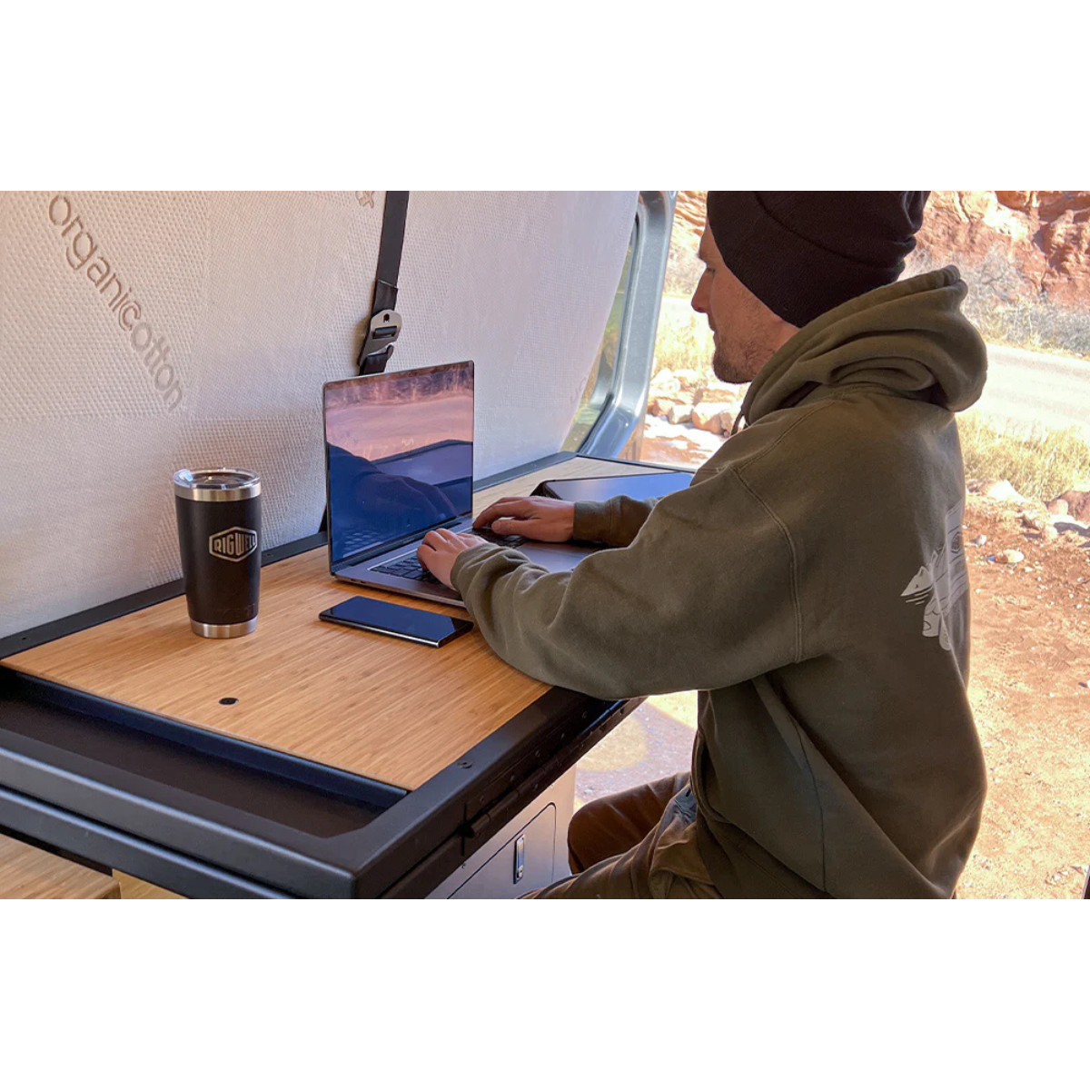 Rigwell Made Nomad Murphy Bed System - Stow, Work, Chill