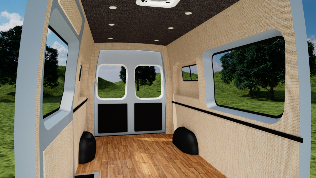Alpine Van Works Transit 148 Extended Panel Kit - Insulated Finish