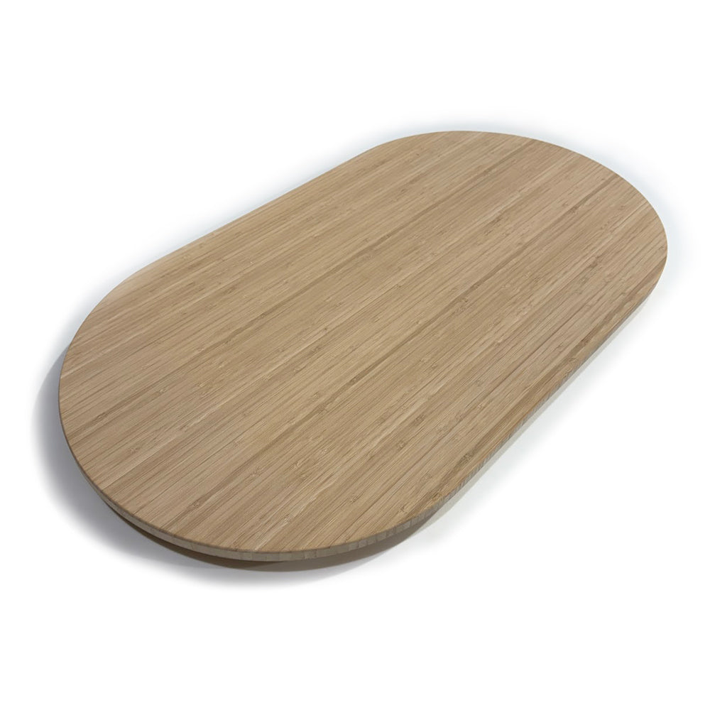 RB Components 20 x 36 Obround Bamboo Table - Portable Surface