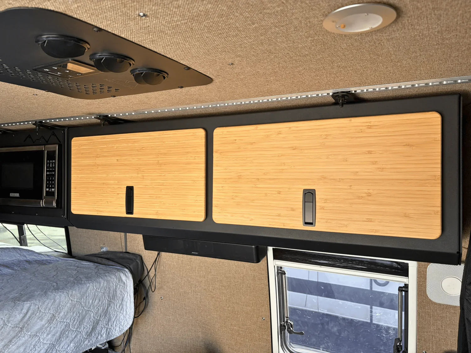 Rigwell Made Sprinter Stash Cab Double Door - Wide Storage