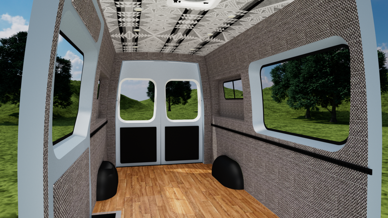 Alpine Van Works Transit 148 Extended Panel Kit - Insulated Finish