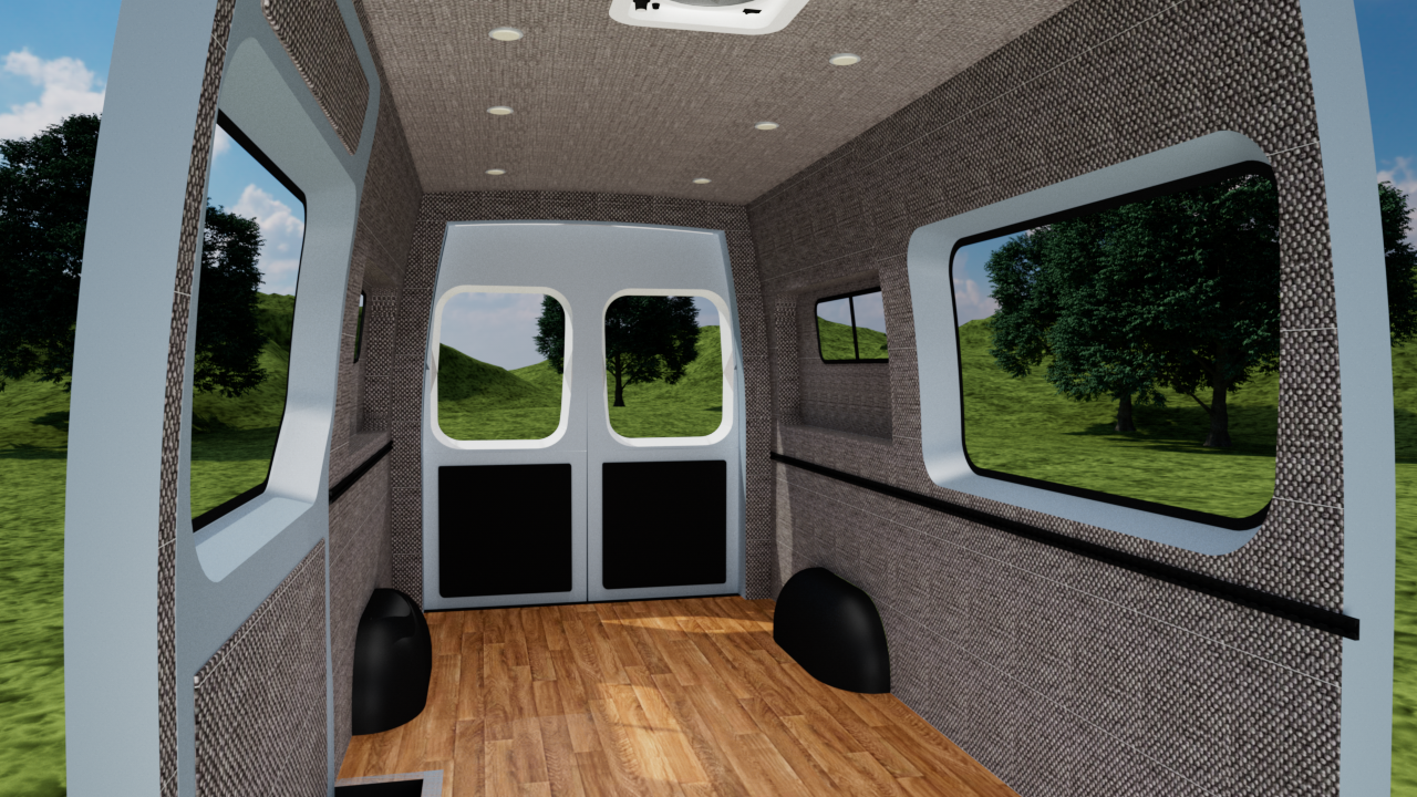 Alpine Van Works Transit 148 Extended Panel Kit - Insulated Finish