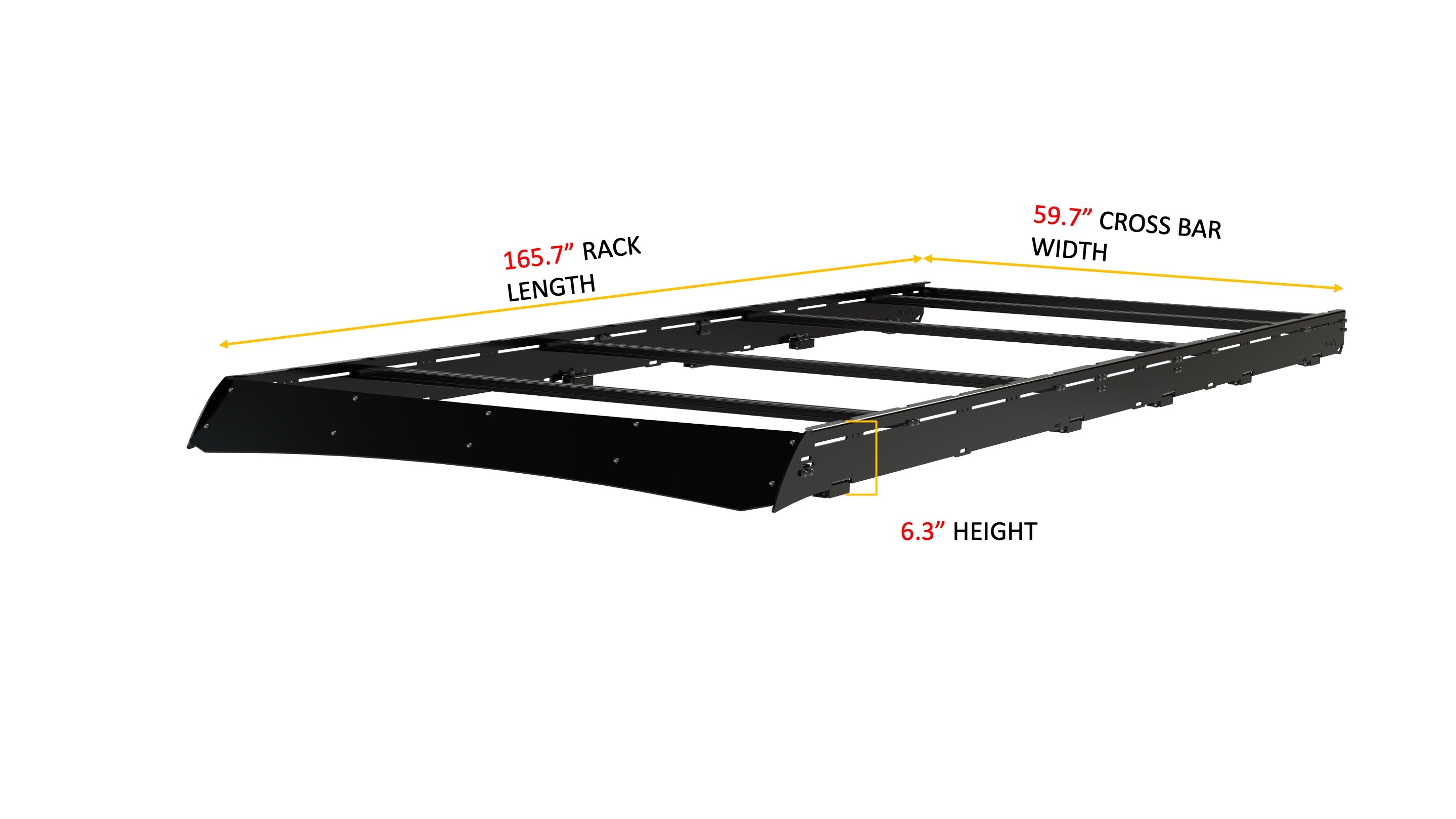 WHITE TOP ADVENTURES PROMASTER 159" EXTENDED STRATA ROOF RACK