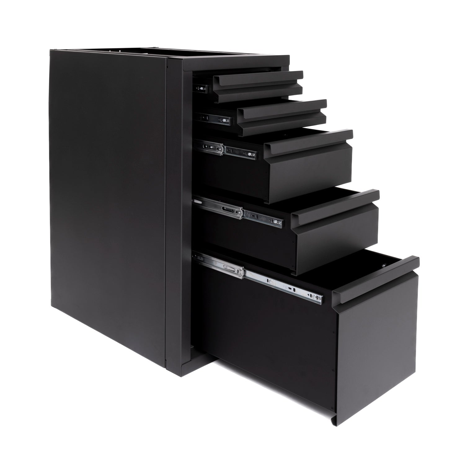 RB Components 18-Inch Drawer Cabinet - Five-Drawer Storage
